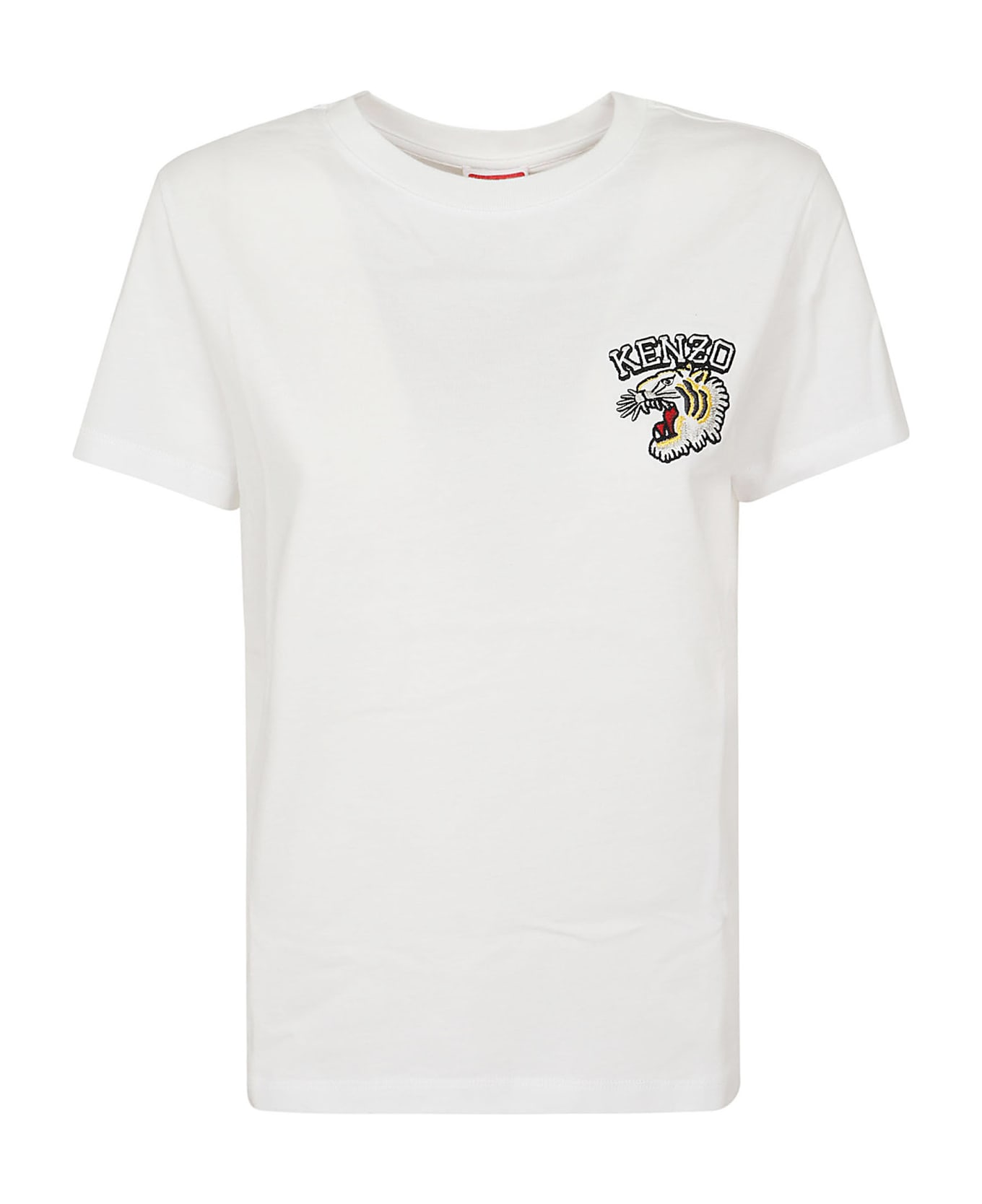 Kenzo Tiger Varsity Classic T-shirt - Off White Tシャツ