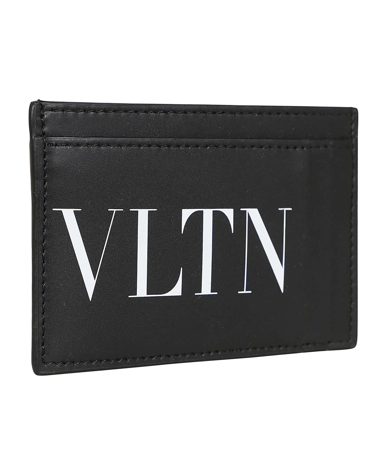 Valentino Garavani Small Credit Card Holder Vltn - Ni Nero Bianco 財布