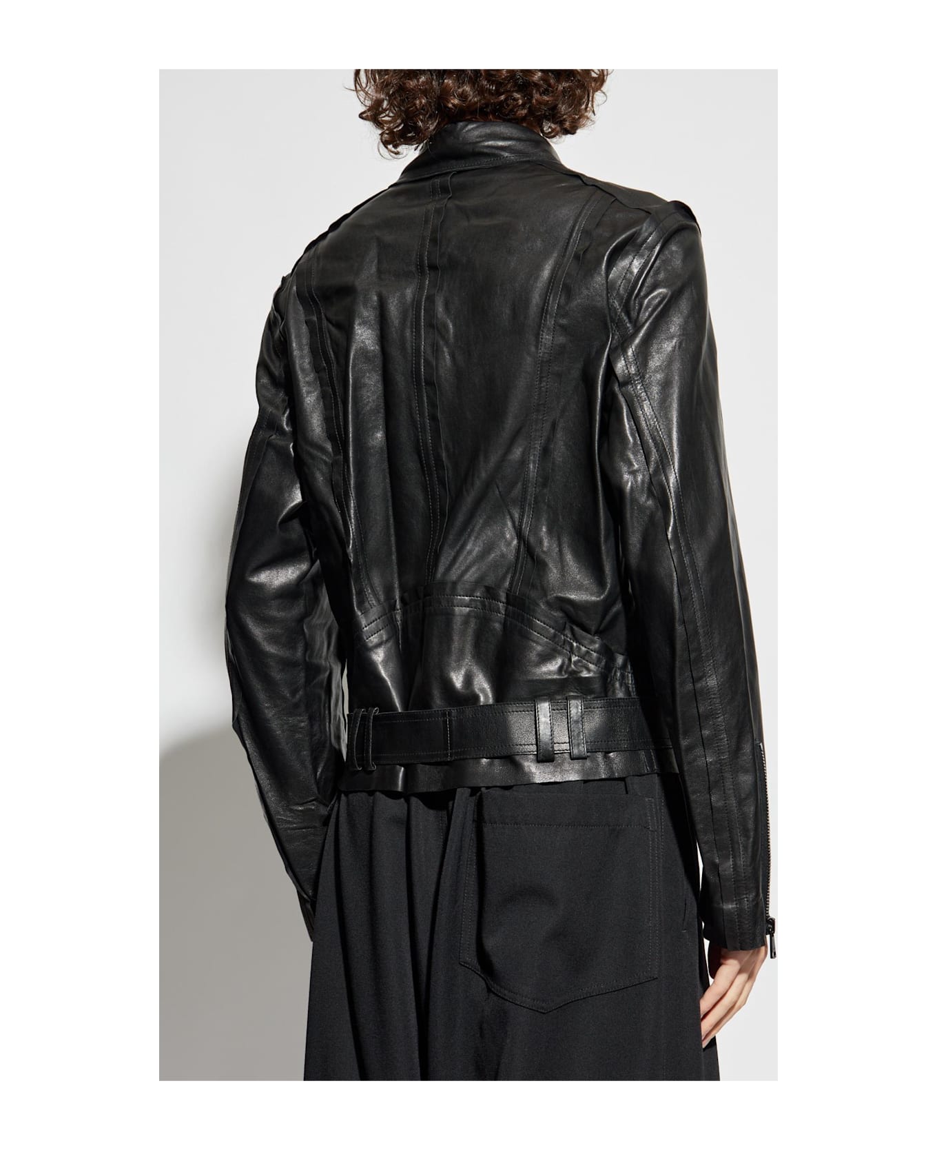 Balmain Lambskin Leather Jacket - Pa Noir