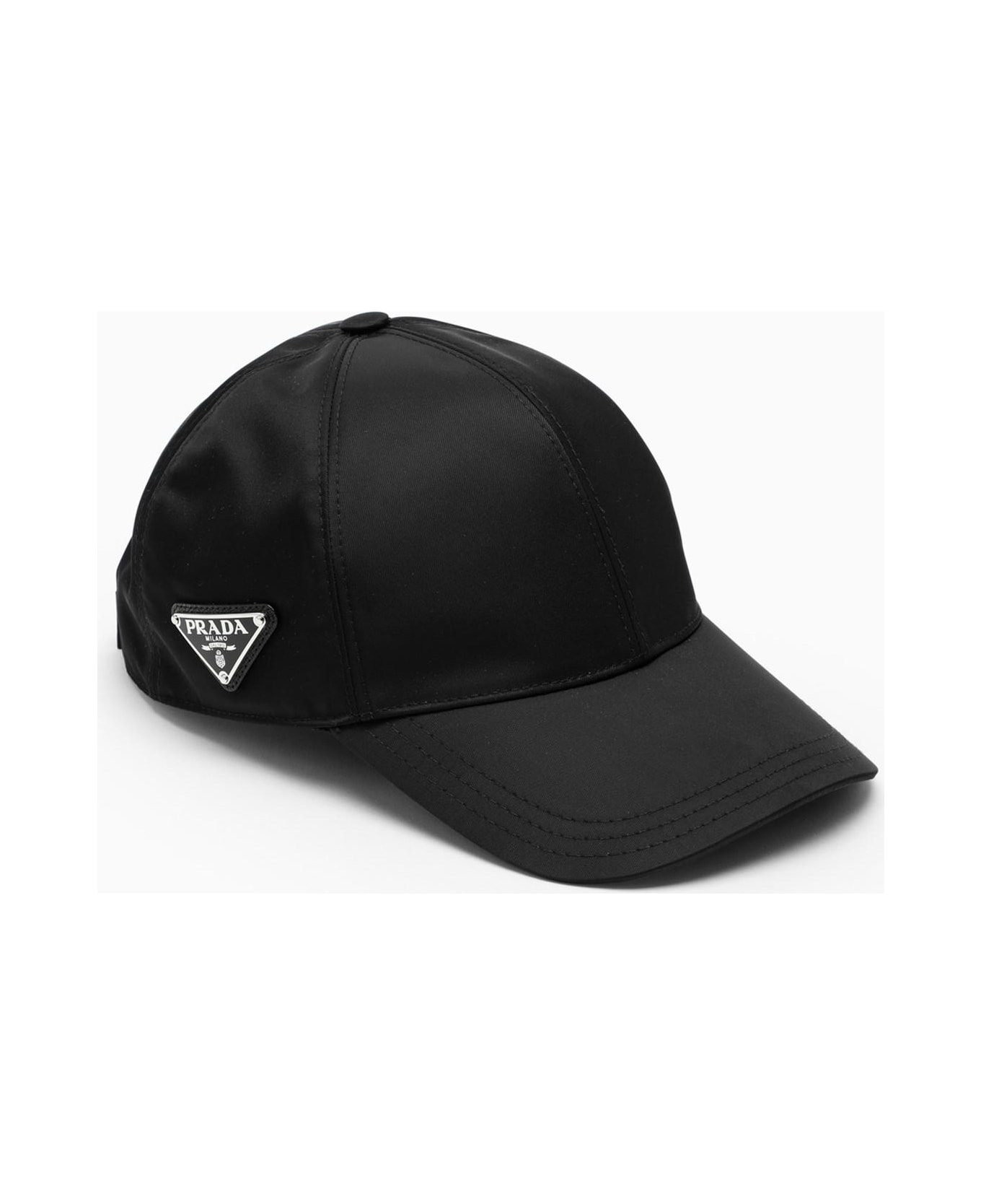 Prada Black Cap With Visor - Nero