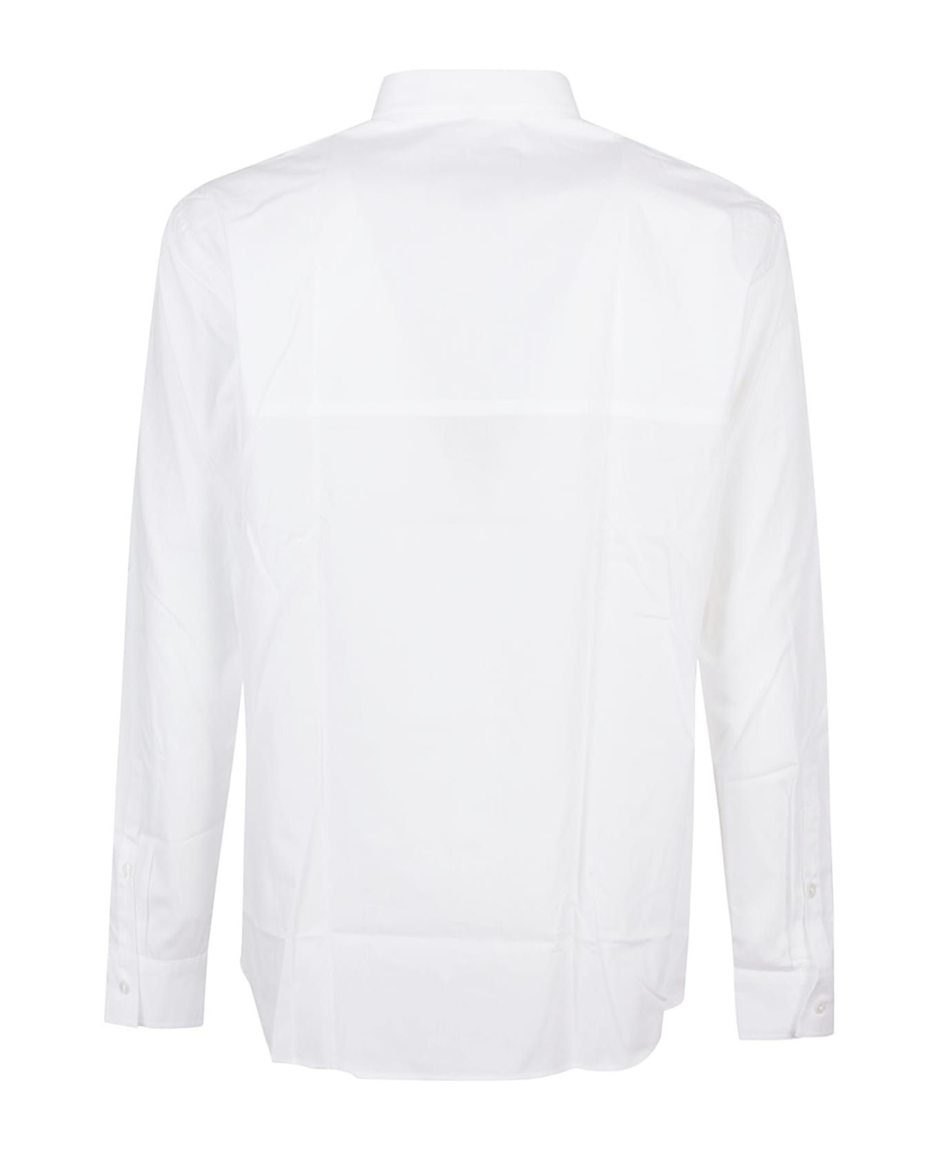 Versace Jeans Couture Patch Logo Basic Shirt - White