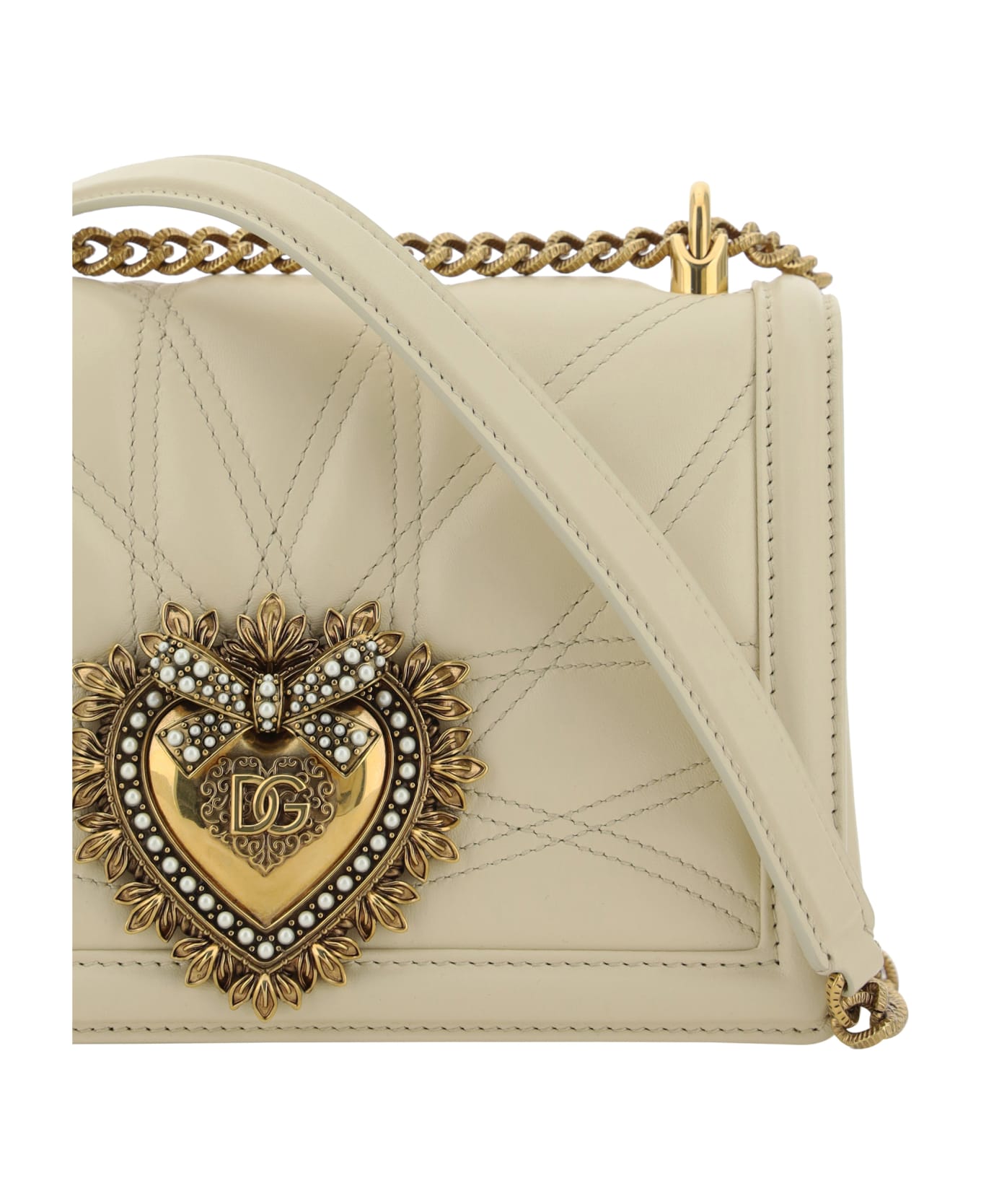 Dolce & Gabbana Devotion Shoulder Bag - Burro