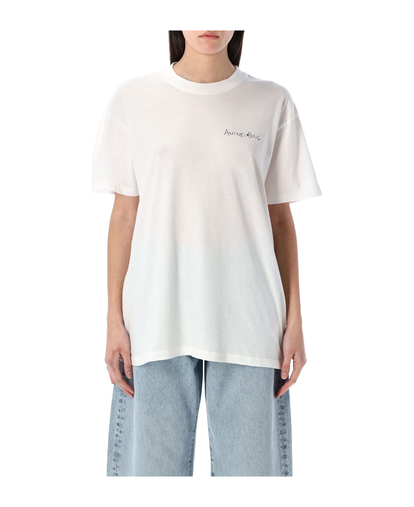 Anine Bing Walker Tee Lyrics - Bianco 