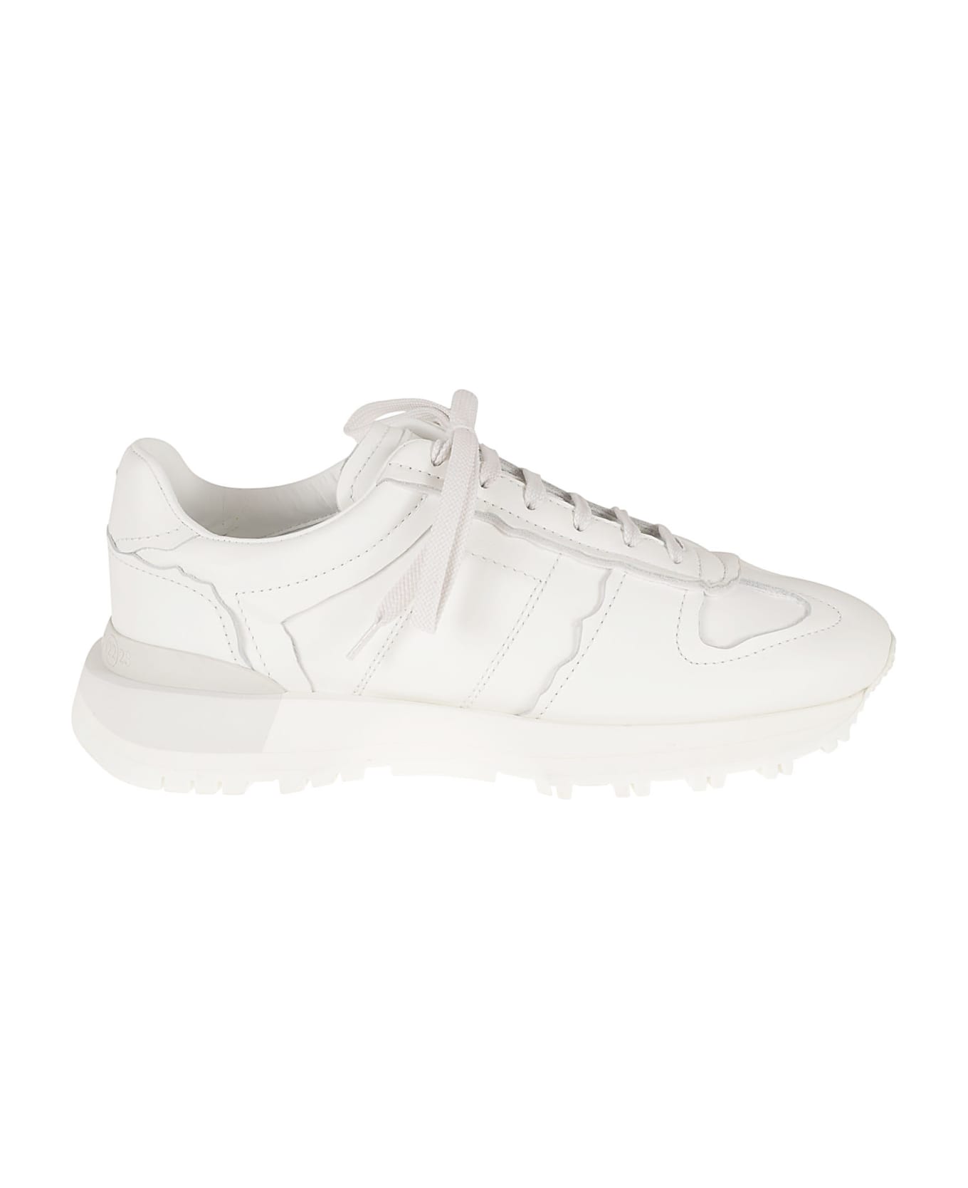 Maison Margiela Classic Fitted Lace-up Sneakers - White