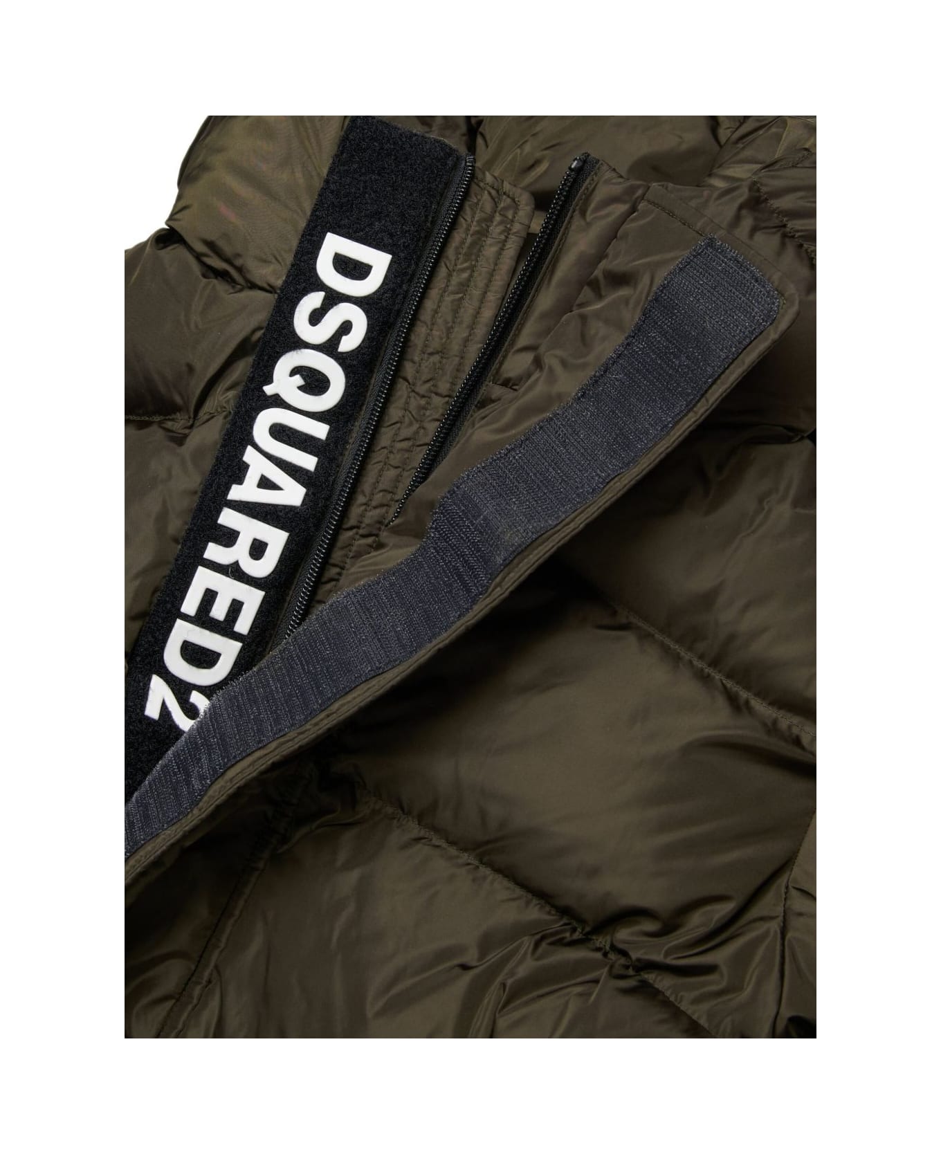 Dsquared2 Kids Hooded Jacket - Green コート＆ジャケット