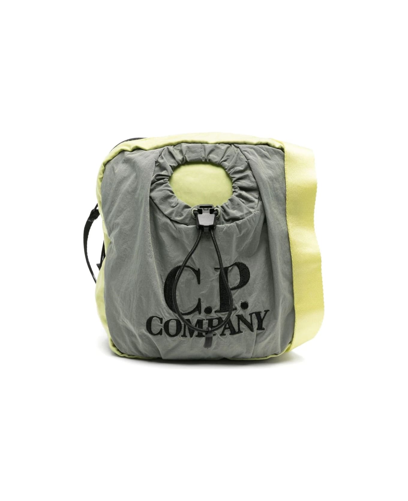 C.P. Company Undersixteen Shoulder Bag With Embroidery - Green