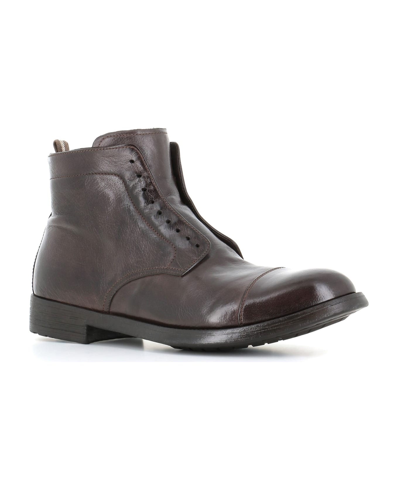 Officine Creative Lace-up Boot Hive/005 - Ebony