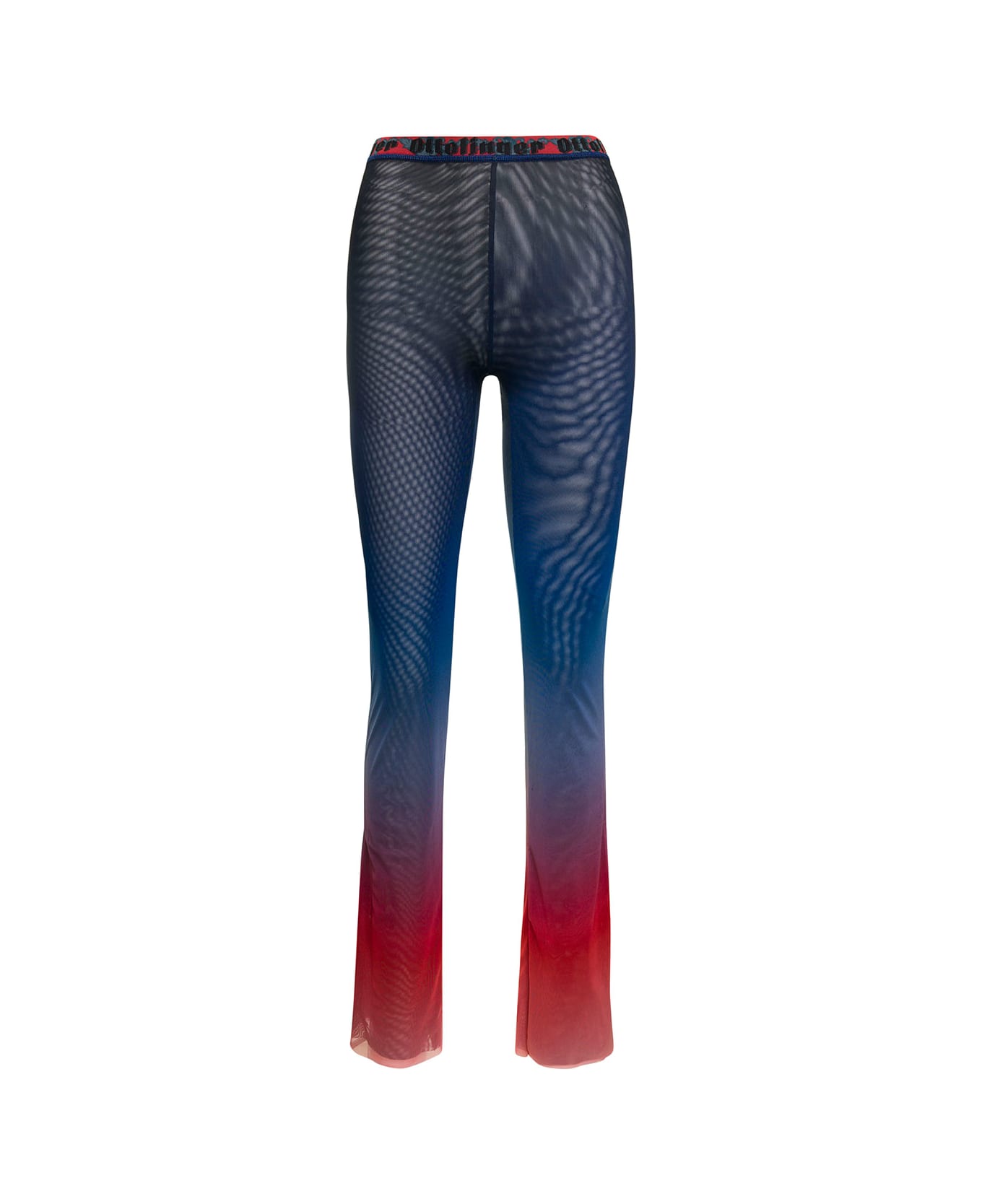 Ottolinger Multicolor Pants With Faded Effect In Mesh Woman - Multicolor