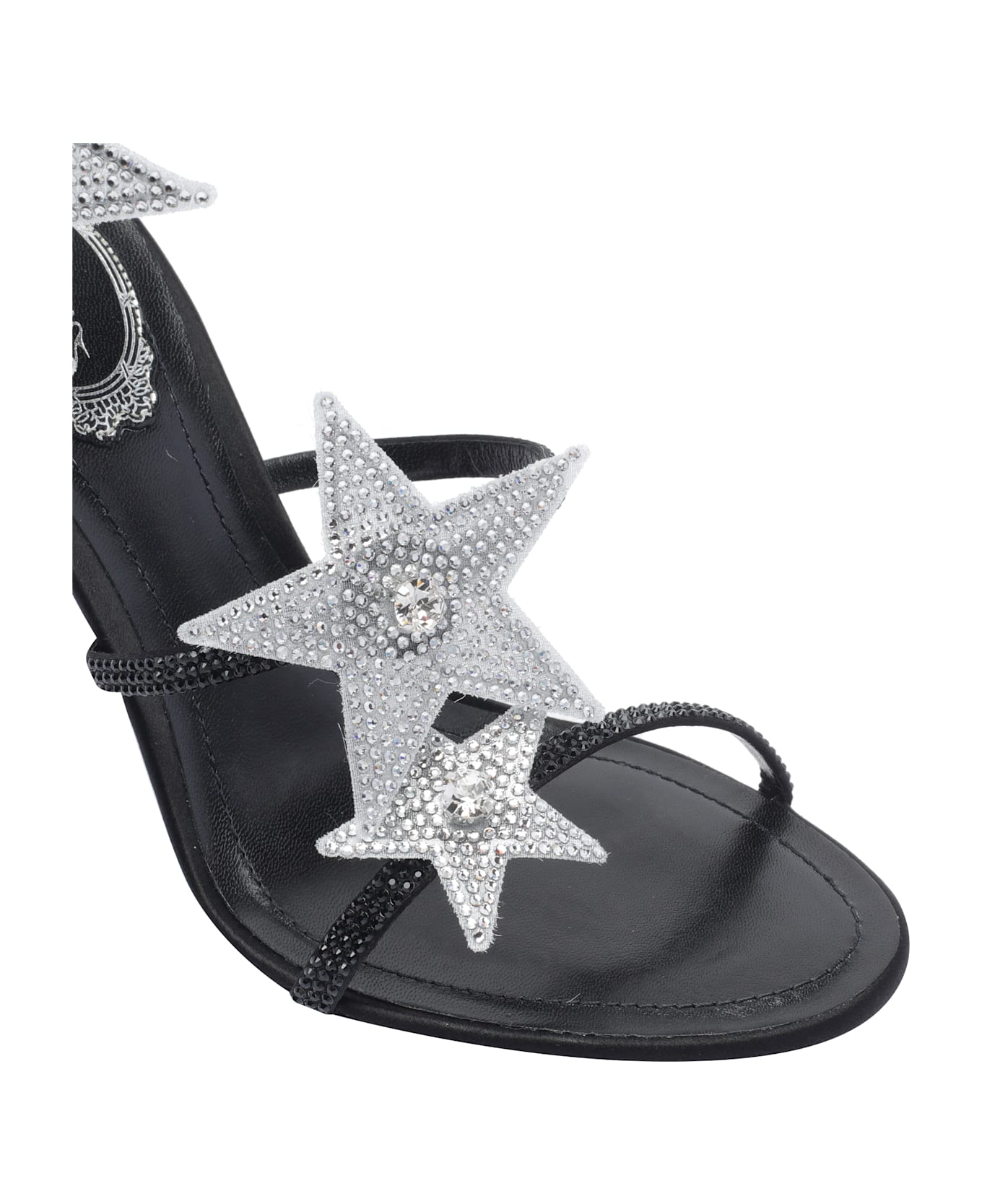 René Caovilla Cleo Star Pump Snadals - Black