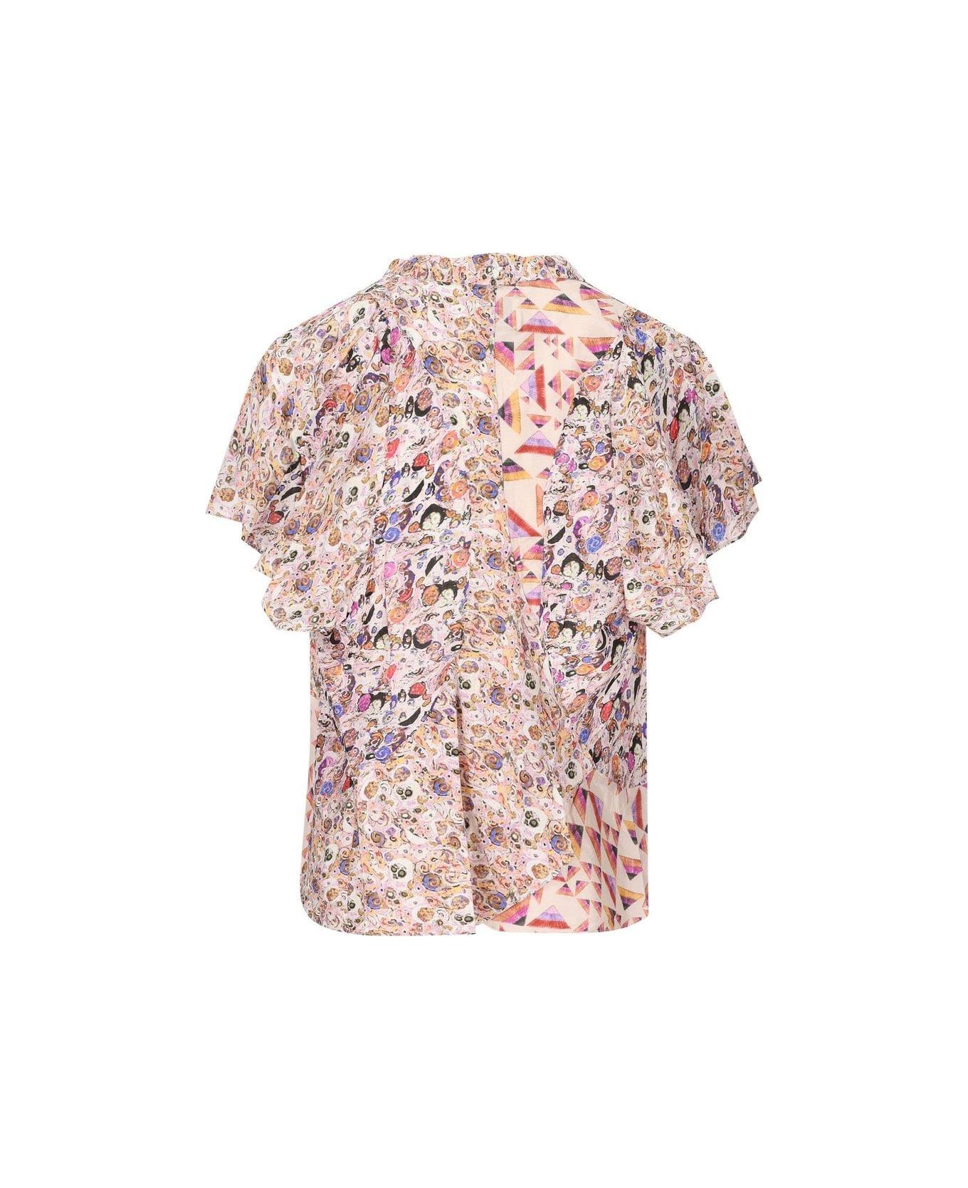 Isabel Marant All-over Print Shirts - Beige トップス