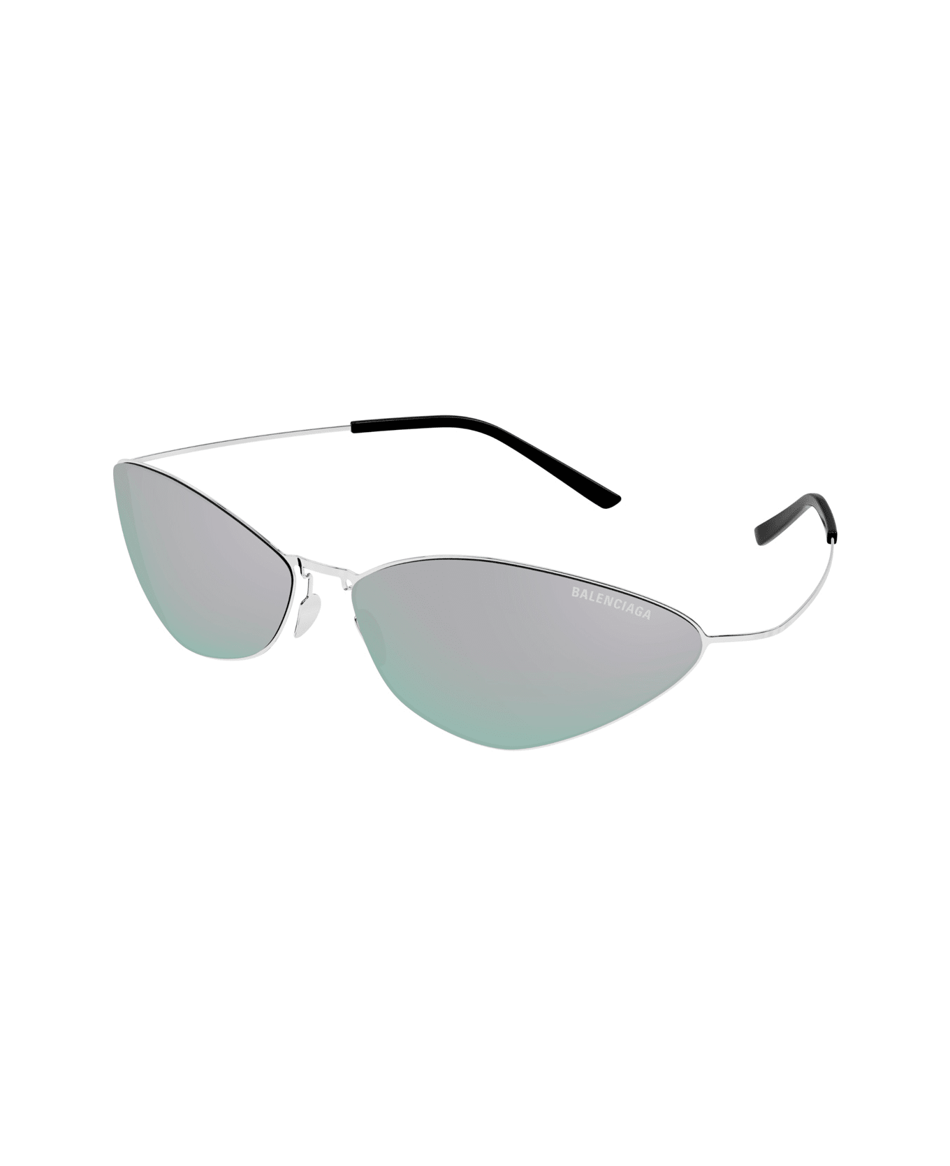 Balenciaga Eyewear Balenciaga Bb0350s Linea Extreme 004 Silver Sunglasses - Argento