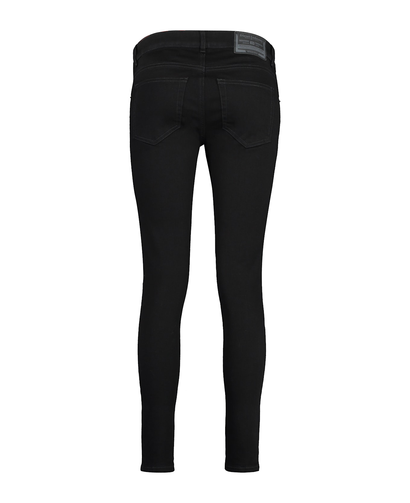 Diesel 2017 Slandy 5-pocket Skinny Jeans - black