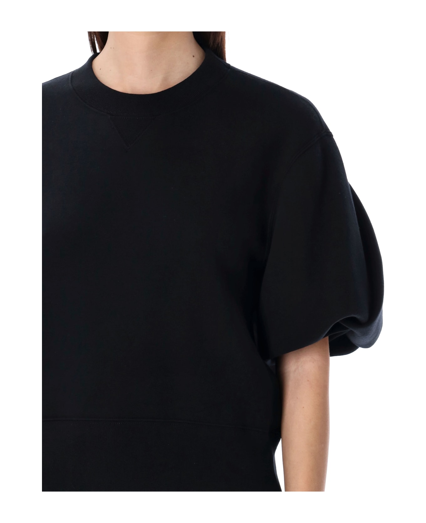 Sacai Balloon Sleeves Sweatshirt - BLACK