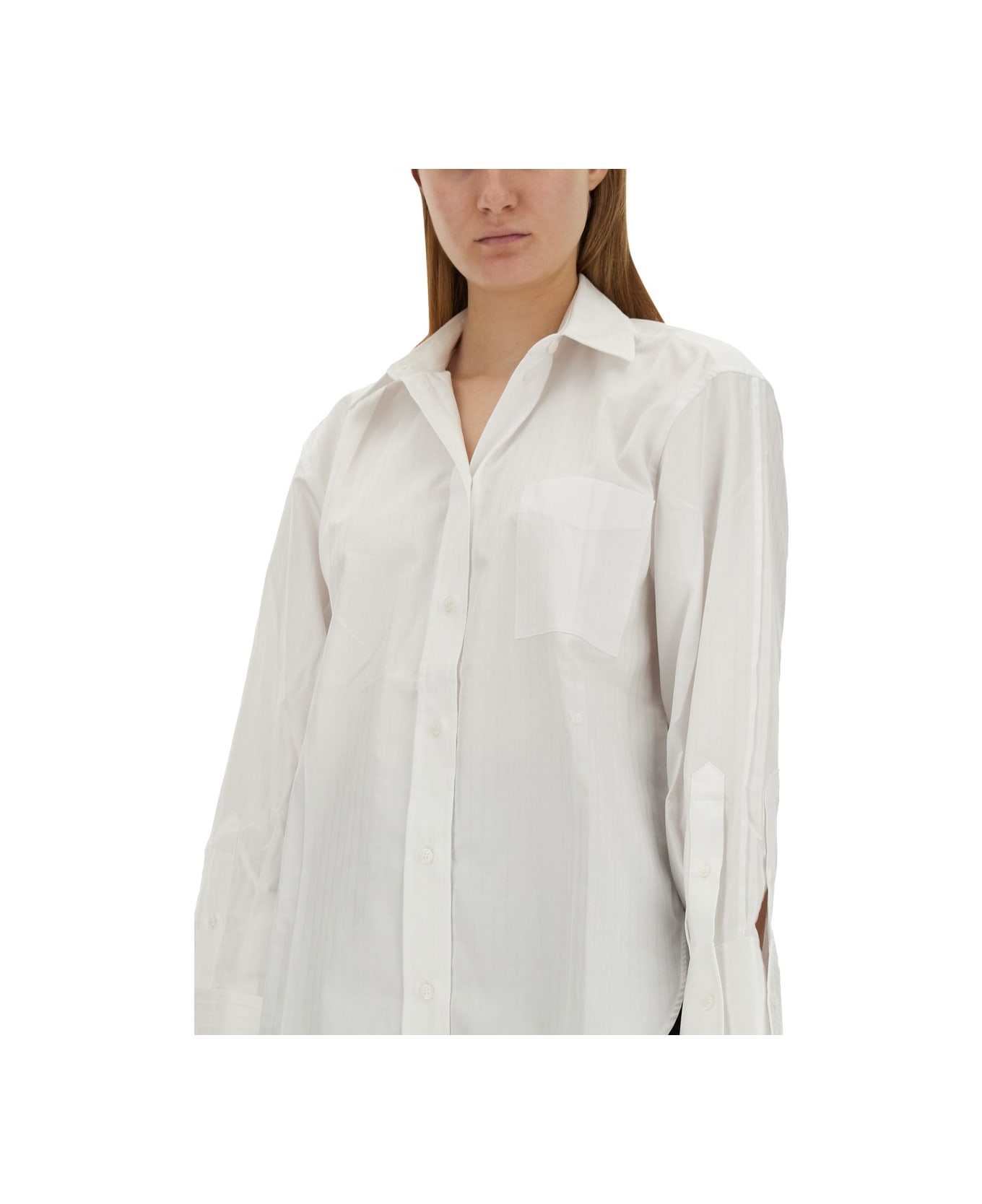 Victoria Beckham Oversize Shirt - WHITE