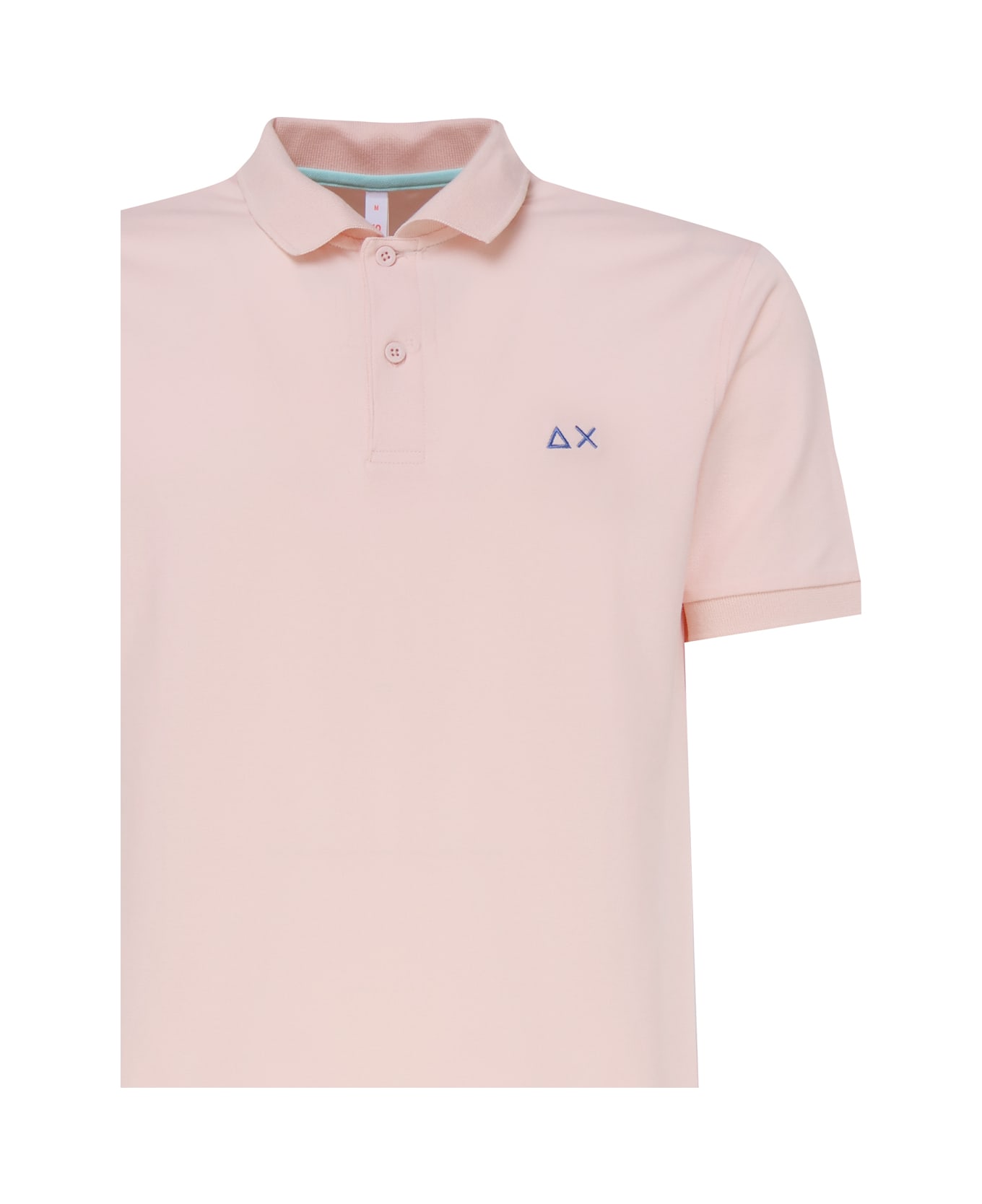 Sun 68 Polo T-shirt In Cotton - Pink