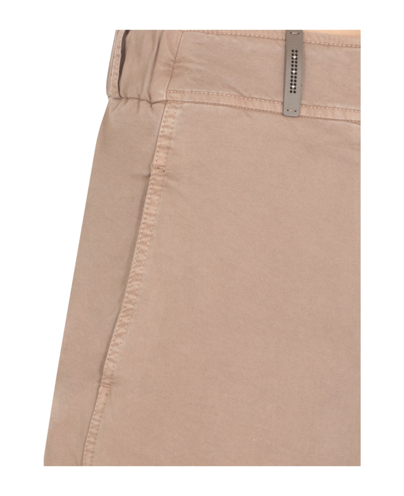 Peserico Cotton Cargo Pants - Brown