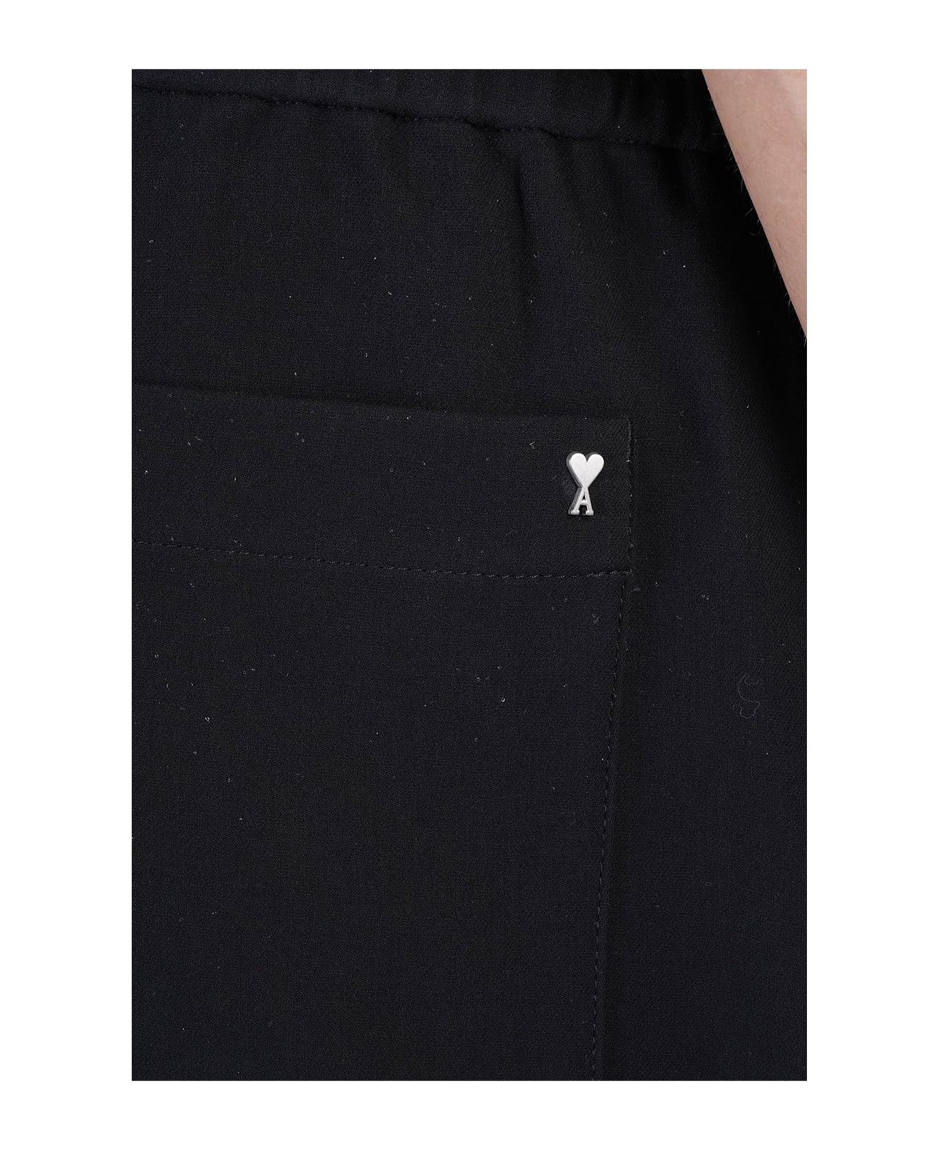 Ami Alexandre Mattiussi Pants In Black Cotton - black