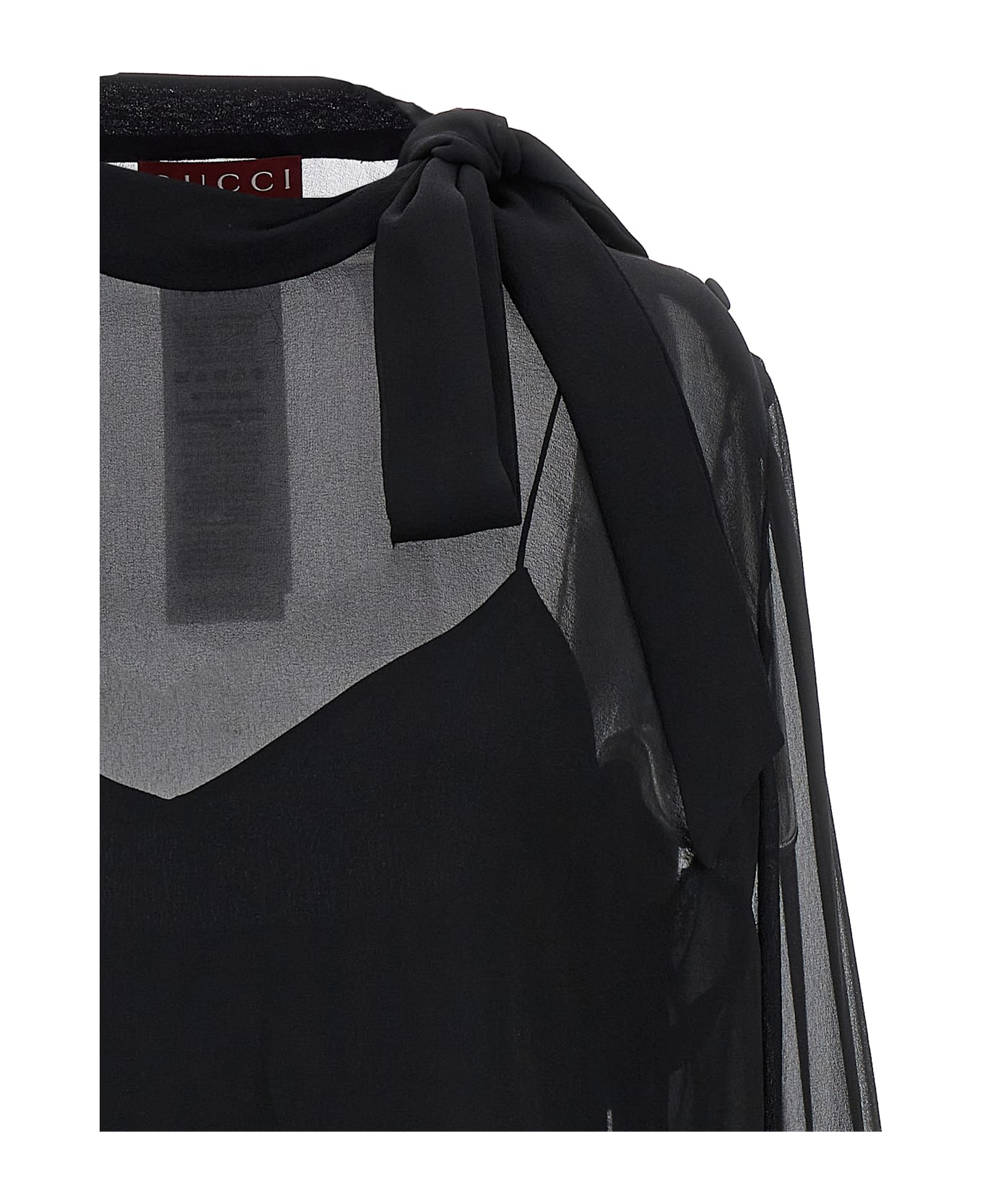 Gucci Georgette Blouse - Black  