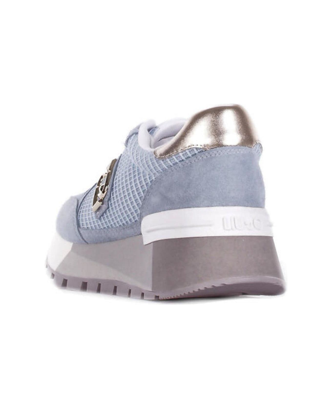 Liu-Jo Mesh Platform Sneakers - Portofino Light Gold