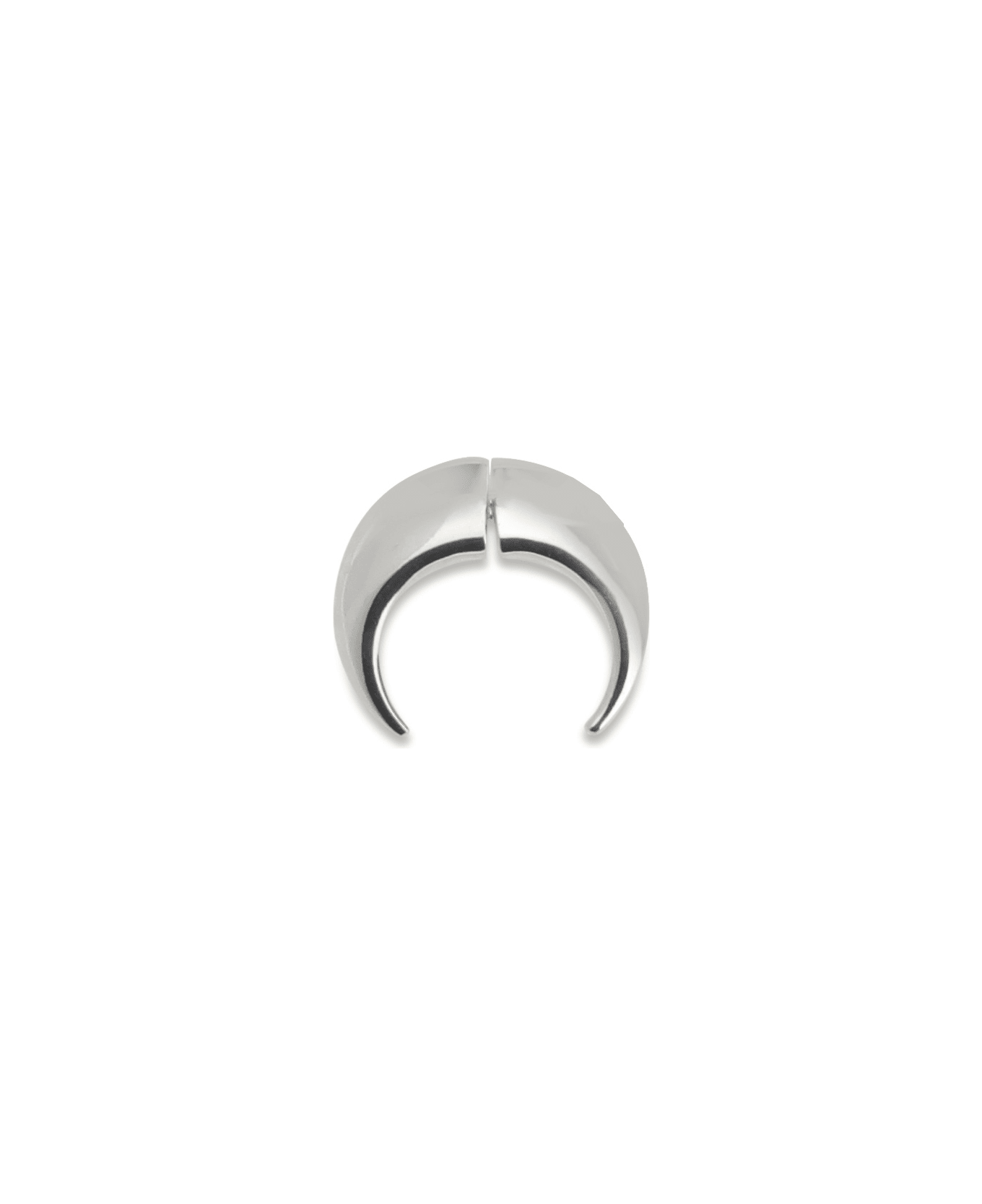 Marine Serre Regenerated Moon Stud Earring