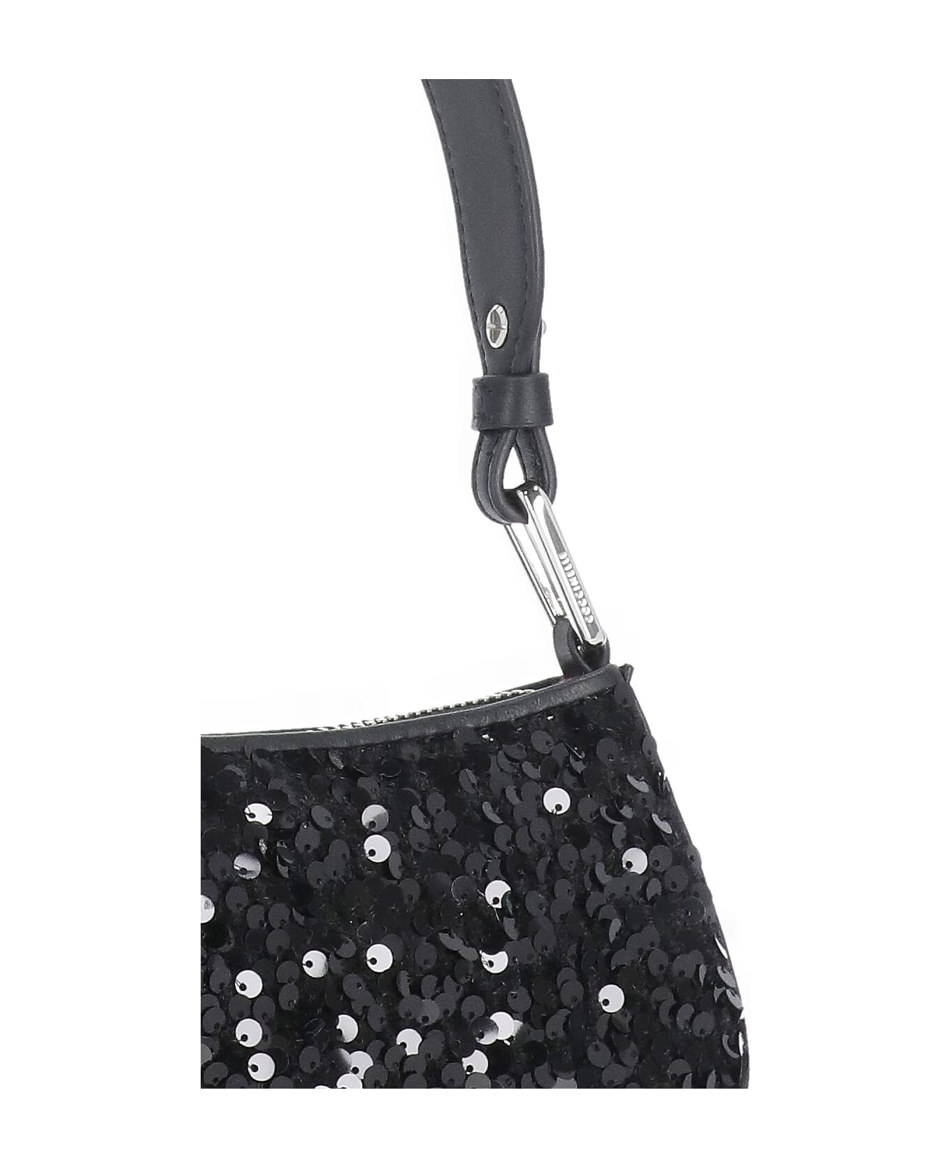 Coccinelle Merveille Paillette Bag - Black