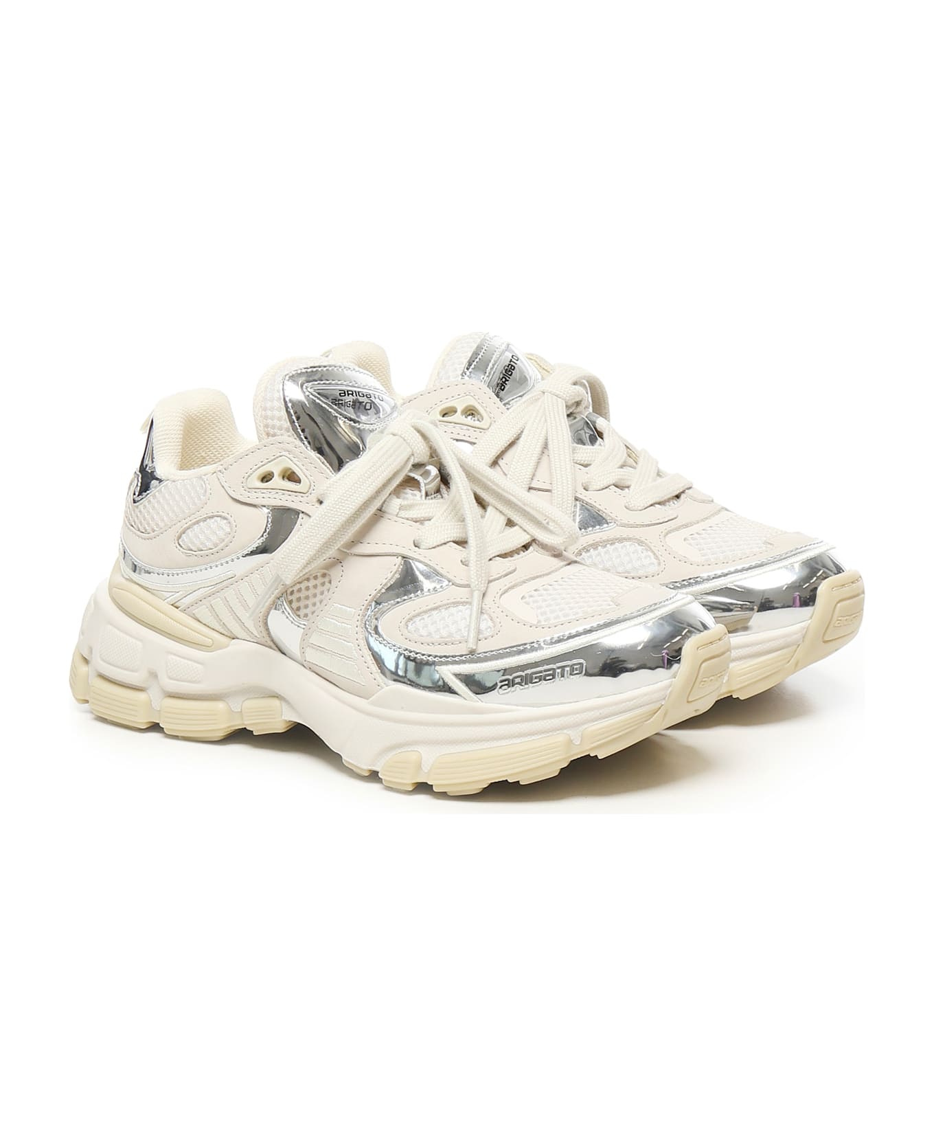 Axel Arigato Sphere Runner Sneakers - CREAM/SILVER