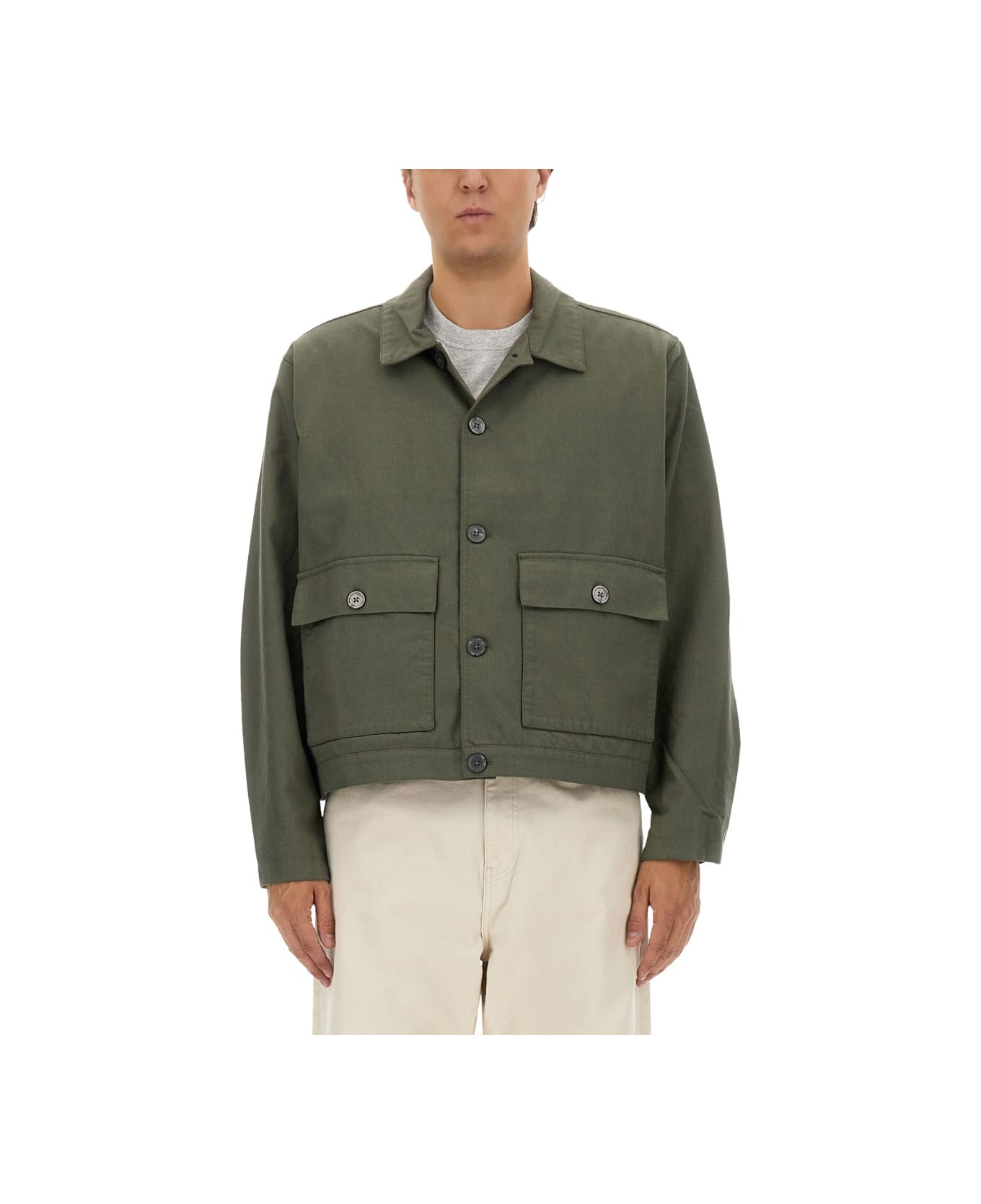 Obey Shirt Jacket - GREEN