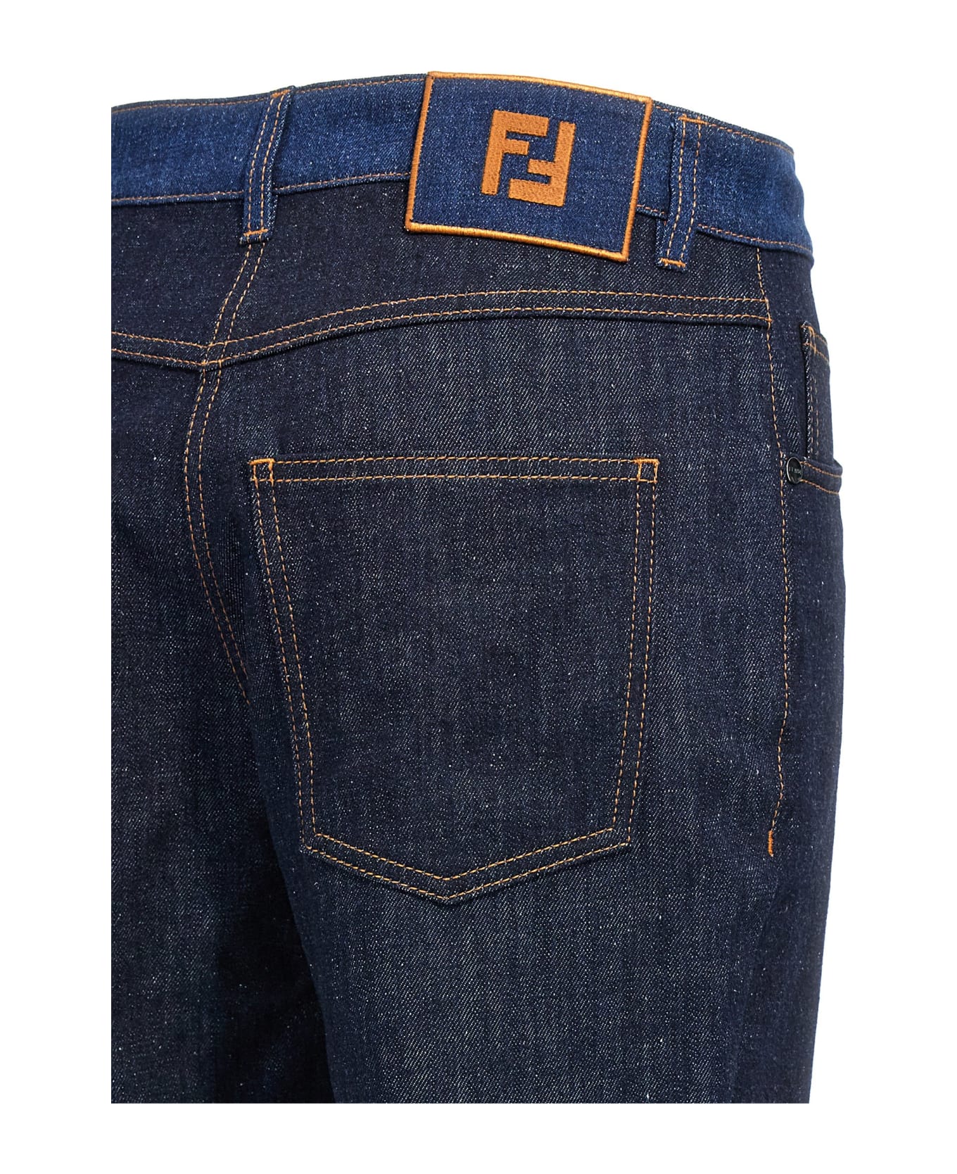 Fendi Two-tone Jeans - Blue