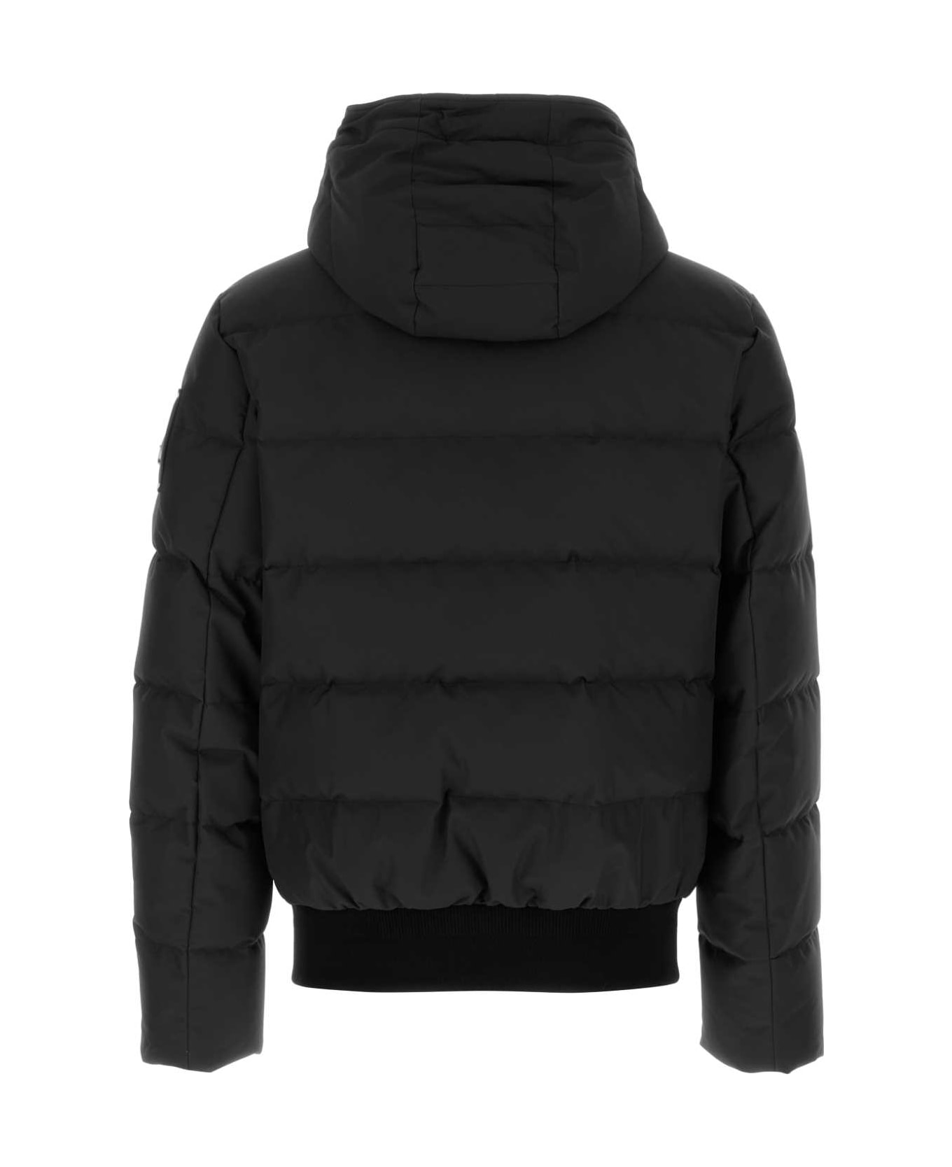 Moose Knuckles Black Polyester Cloud Bomber Down Jacket - BLKBLK