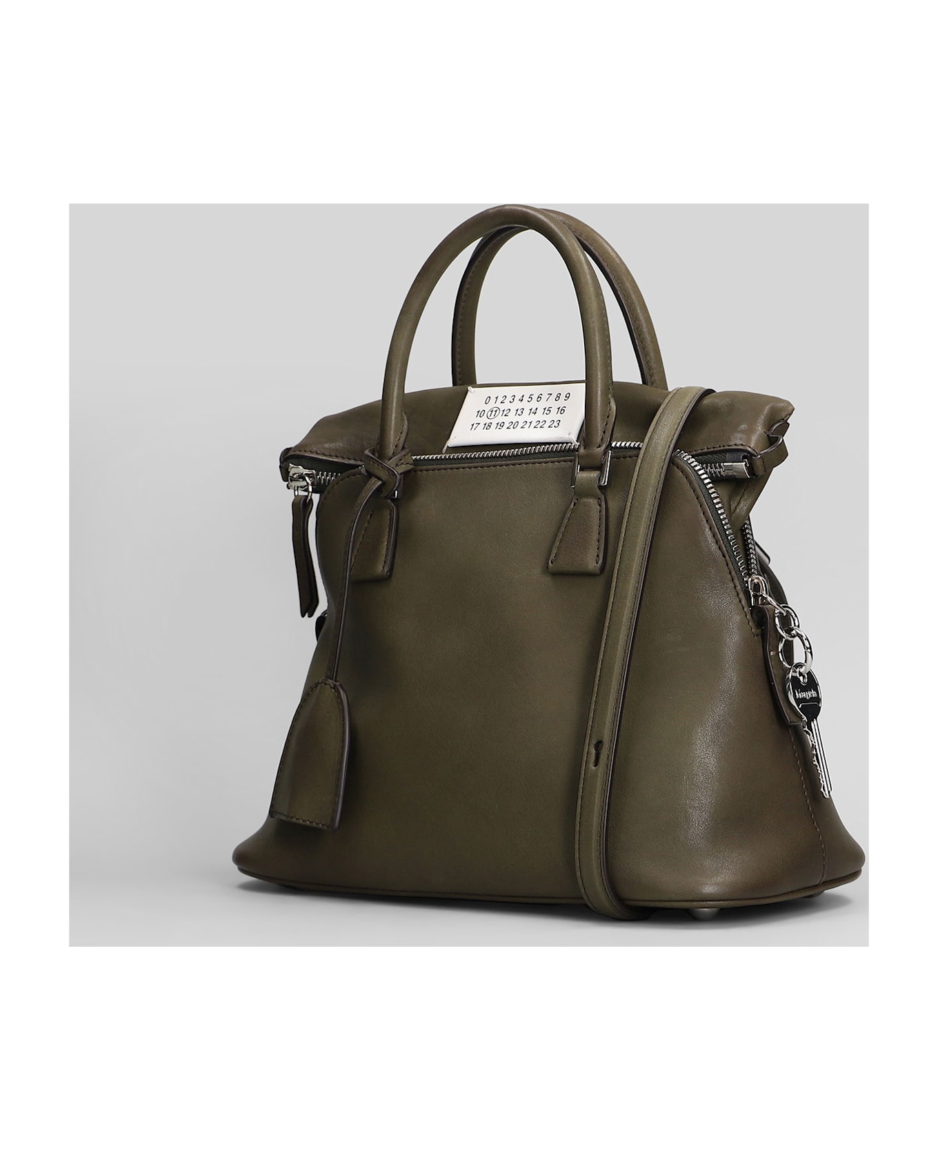 Maison Margiela 5ac Hand Bag In Khaki Leather - khaki