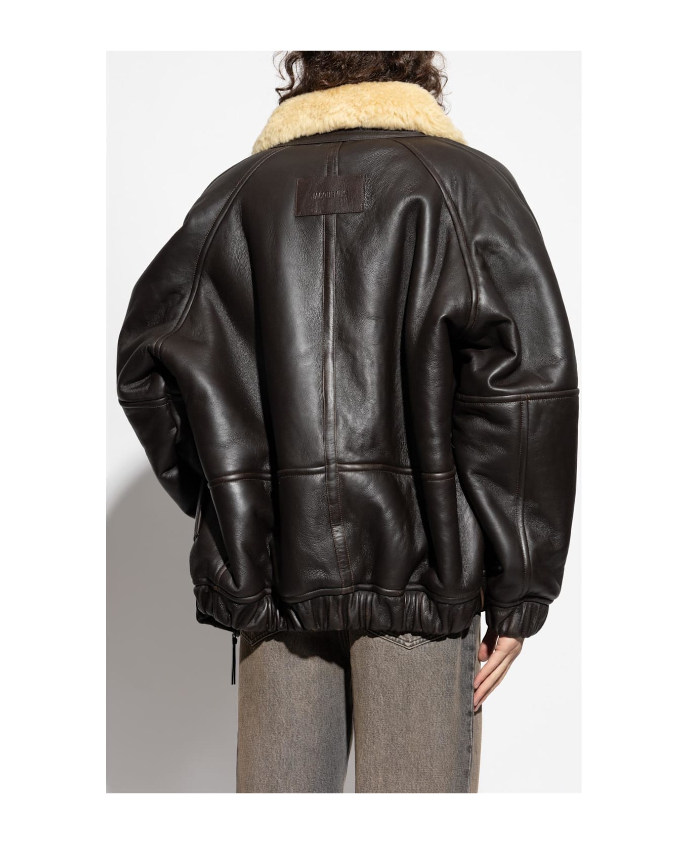 Jacquemus Shearling Coat 
le Bombardier
 - BROWN/NEUTRALS