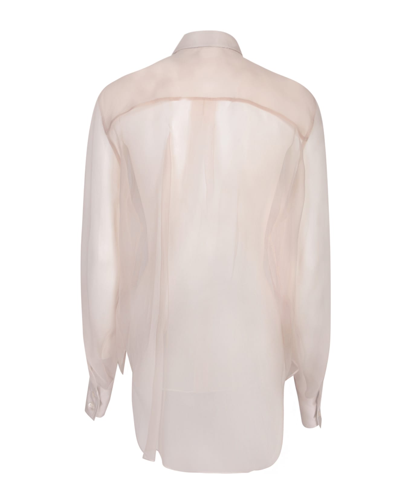 Brunello Cucinelli Buttoned Long-sleeved Top - Pink