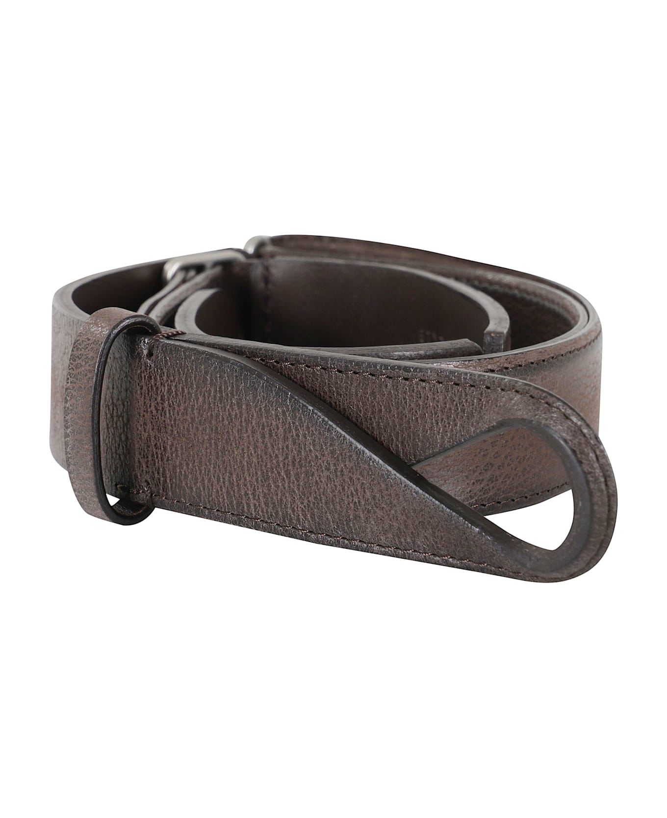 Orciani Cintura Nobukle Chevrette In Pelle - T Moro