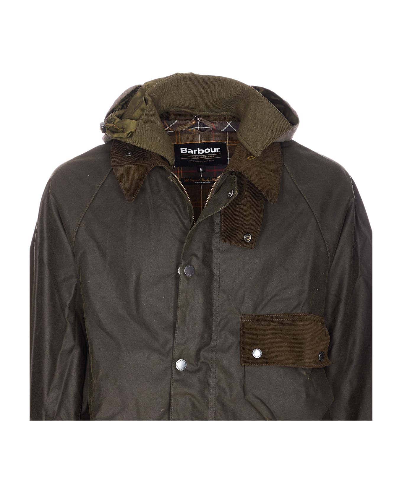 Barbour Modified Solway Wax Jacket - Green