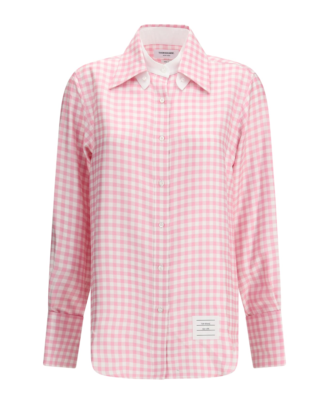 Thom Browne Checked Silk Shirt