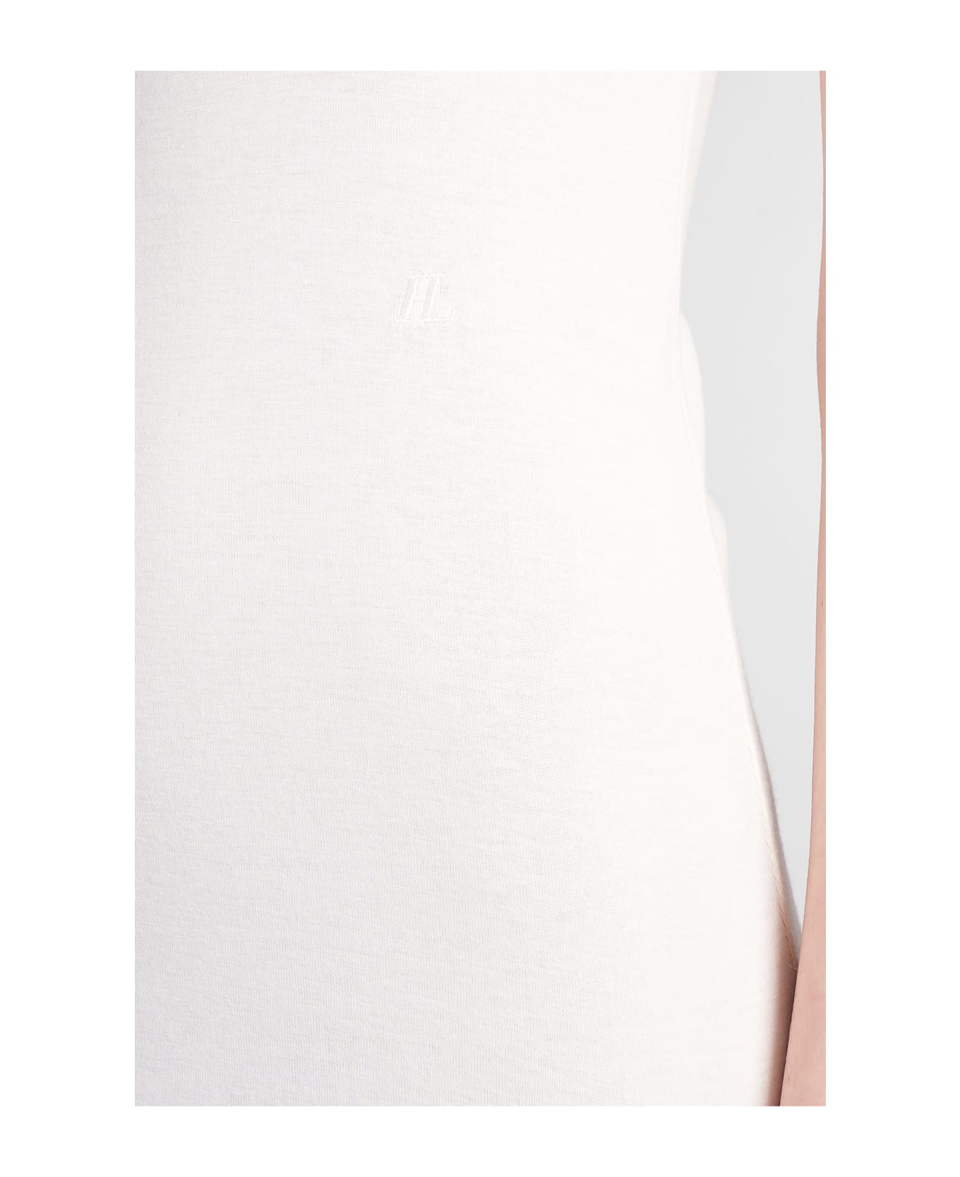 Helmut Lang Mini Dress In Beige Cotton - beige