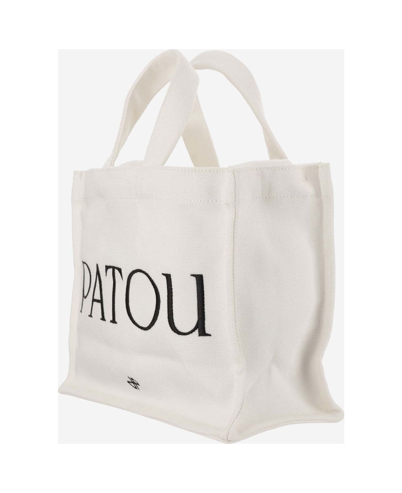 Patou Cotton Tote Bag - White