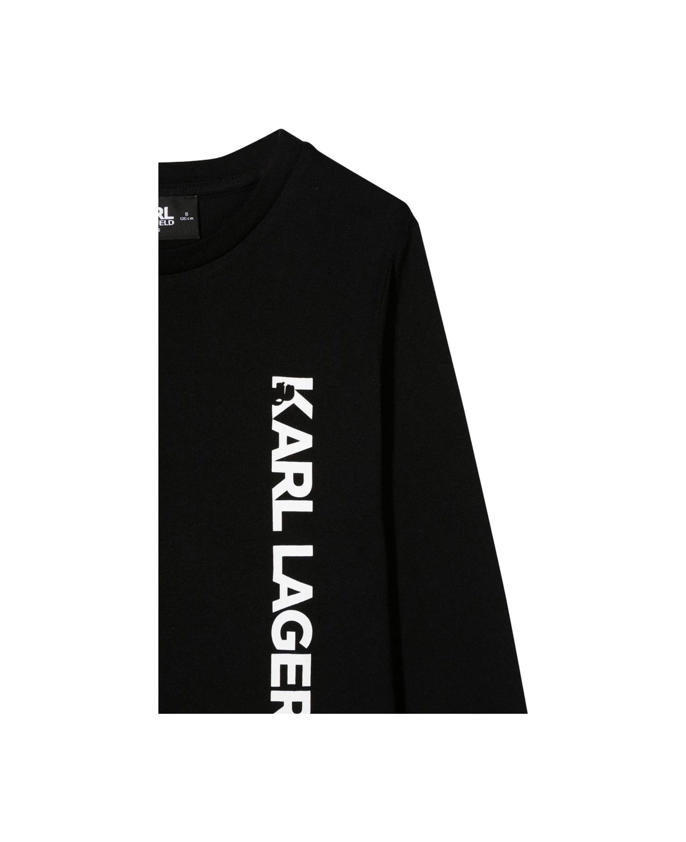 Karl Lagerfeld Kids Long-sleeved T-shirt - BLACK