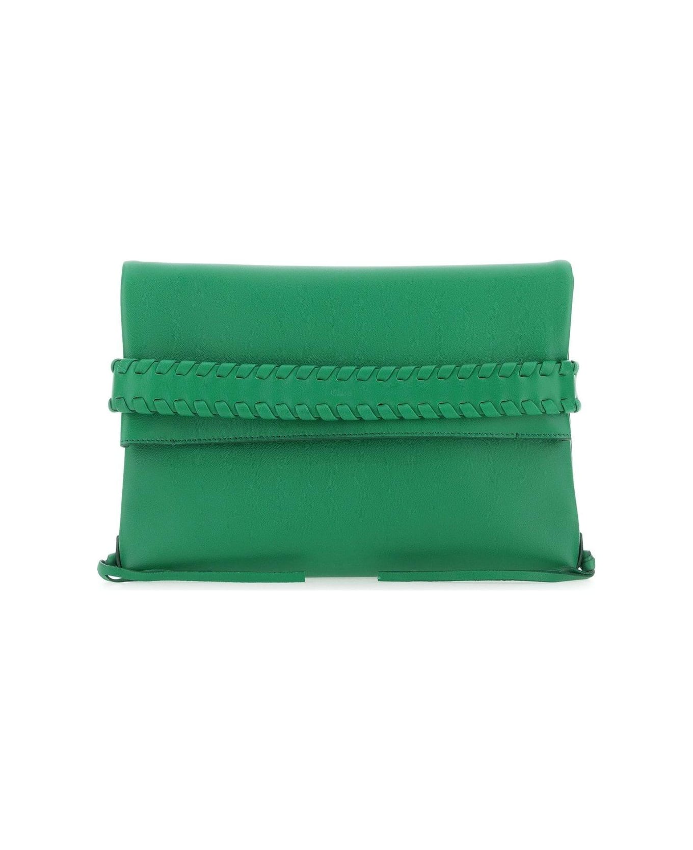 Chloé Mony Clutch Bag - green