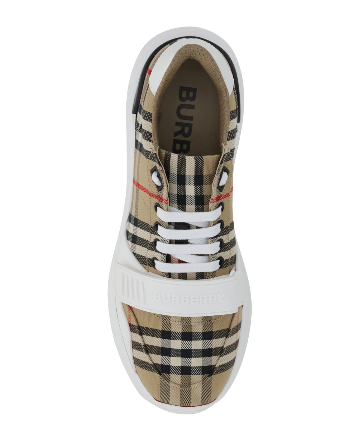 Burberry New Regis Sneakers - NEUTRALS/WHITE