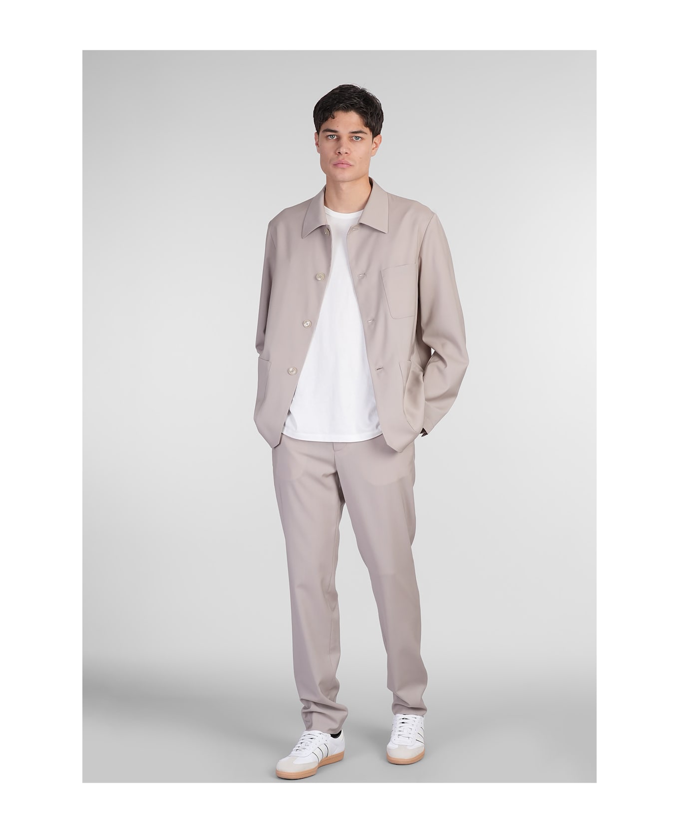 Barena Pinco Pants In Beige Wool - beige