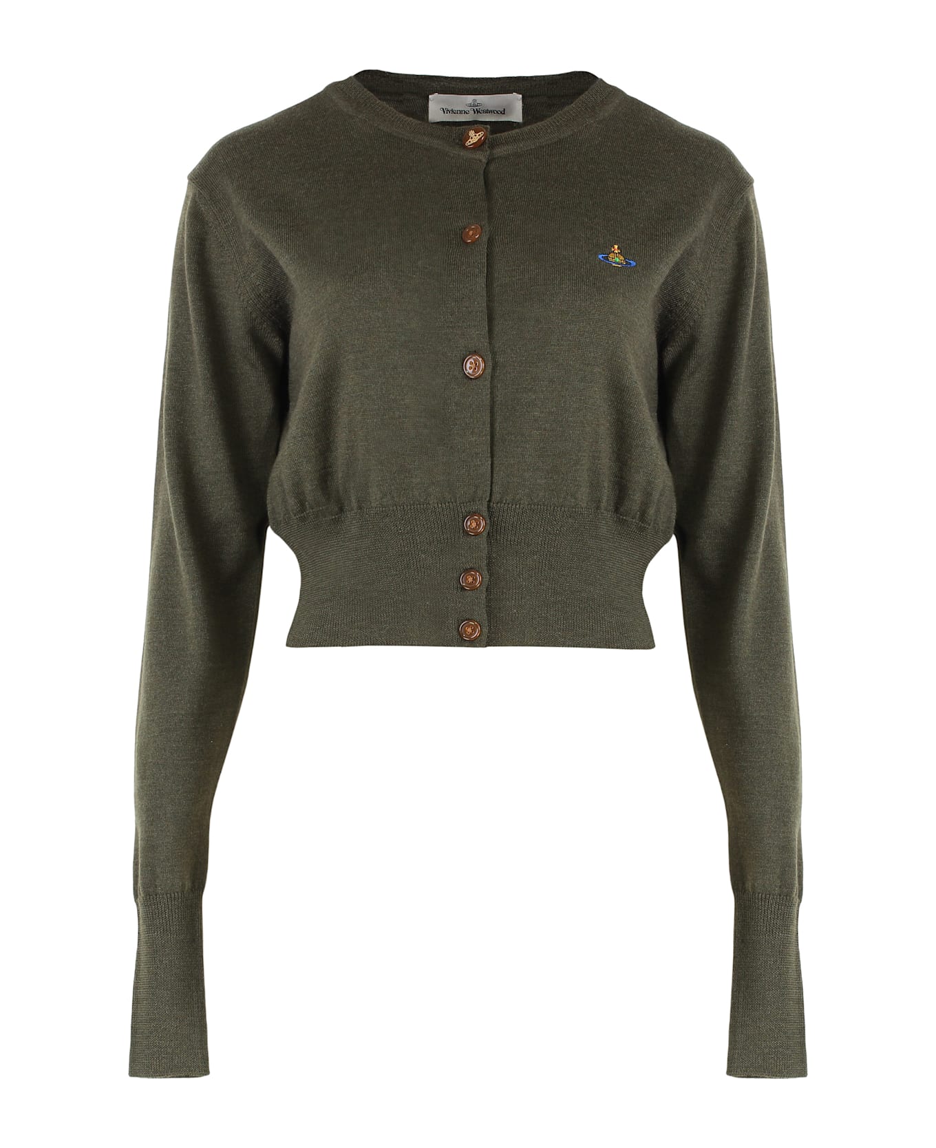 Vivienne Westwood Cropped Cardigan Bea - green