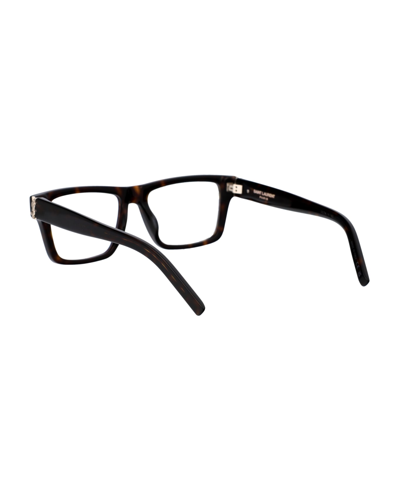 Saint Laurent Eyewear Sl M10_b Glasses - 002 HAVANA HAVANA TRANSPARENT