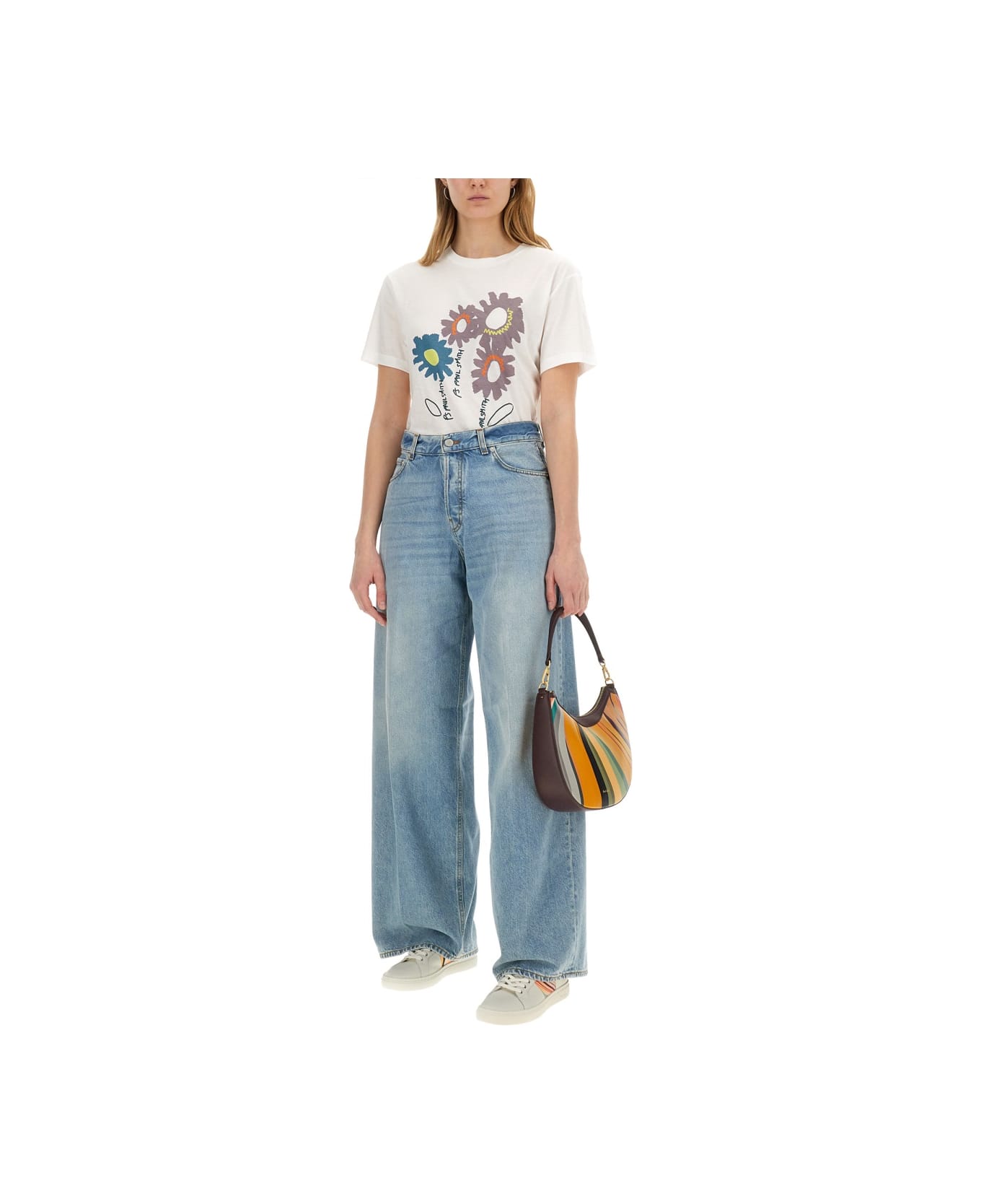 PS by Paul Smith T-shirt 
floral
 - WHITE