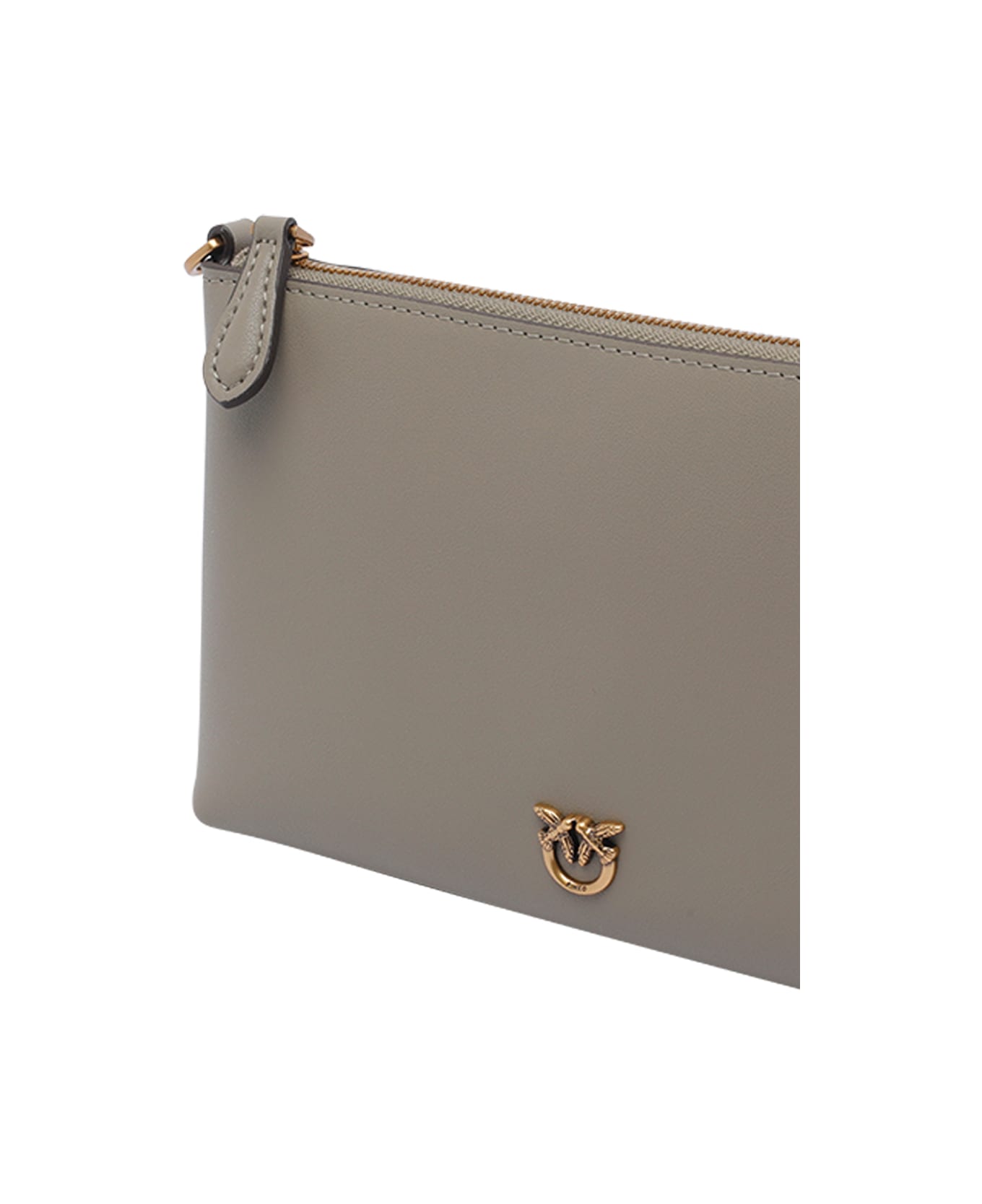 Pinko Mini Flat Horizontal Pochette - Grey