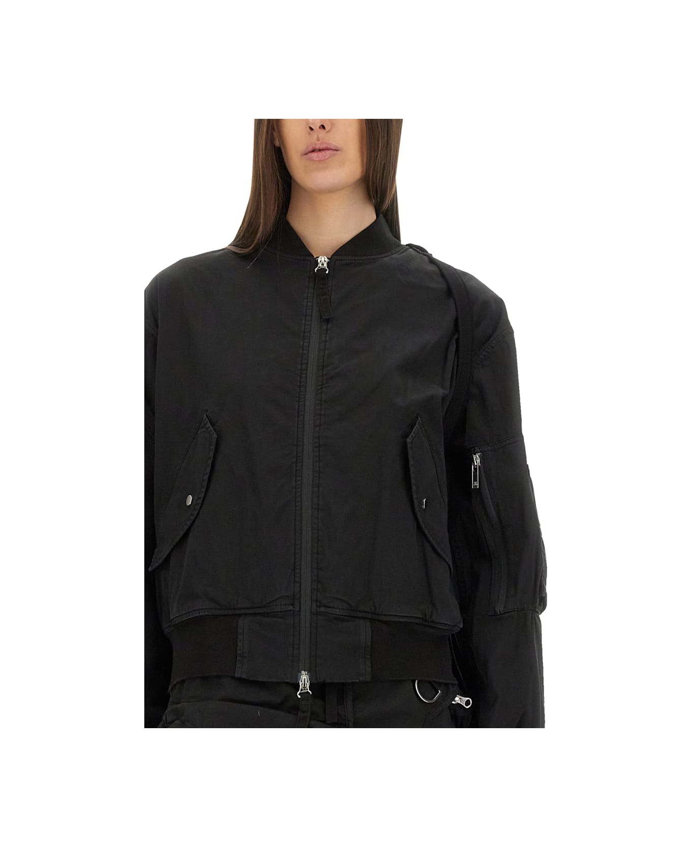 Helmut Lang Bomber "ma1" - BLACK