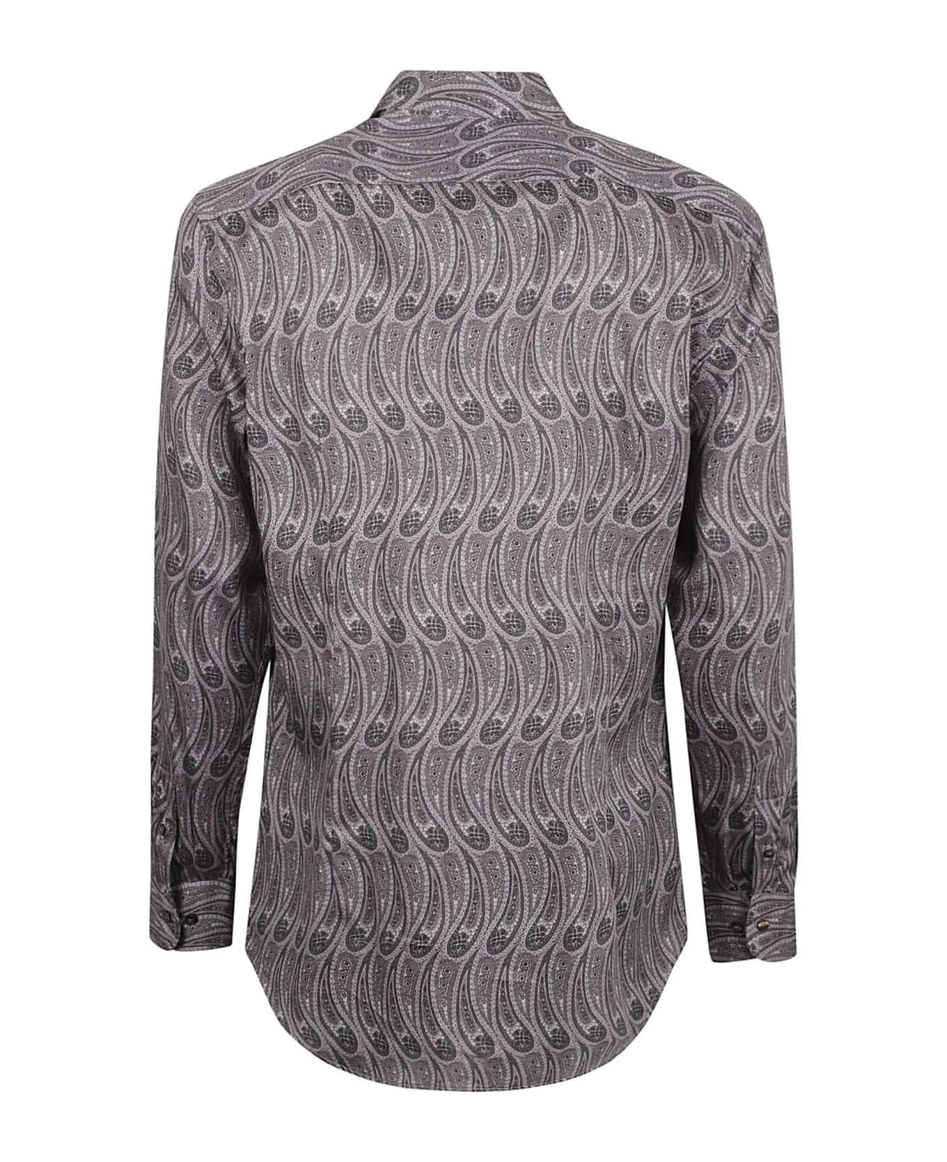 Etro Paisley Print Formal Shirt - Grey