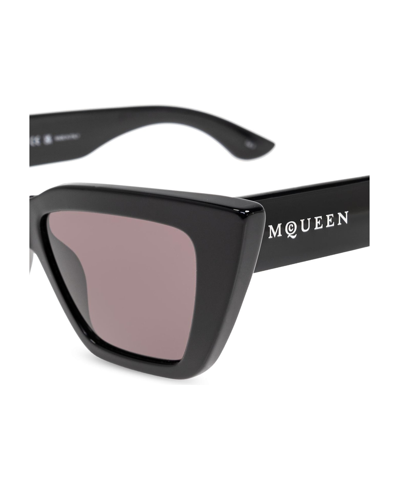 Alexander McQueen Sunglasses - BLACK-BLACK-SMOKEV