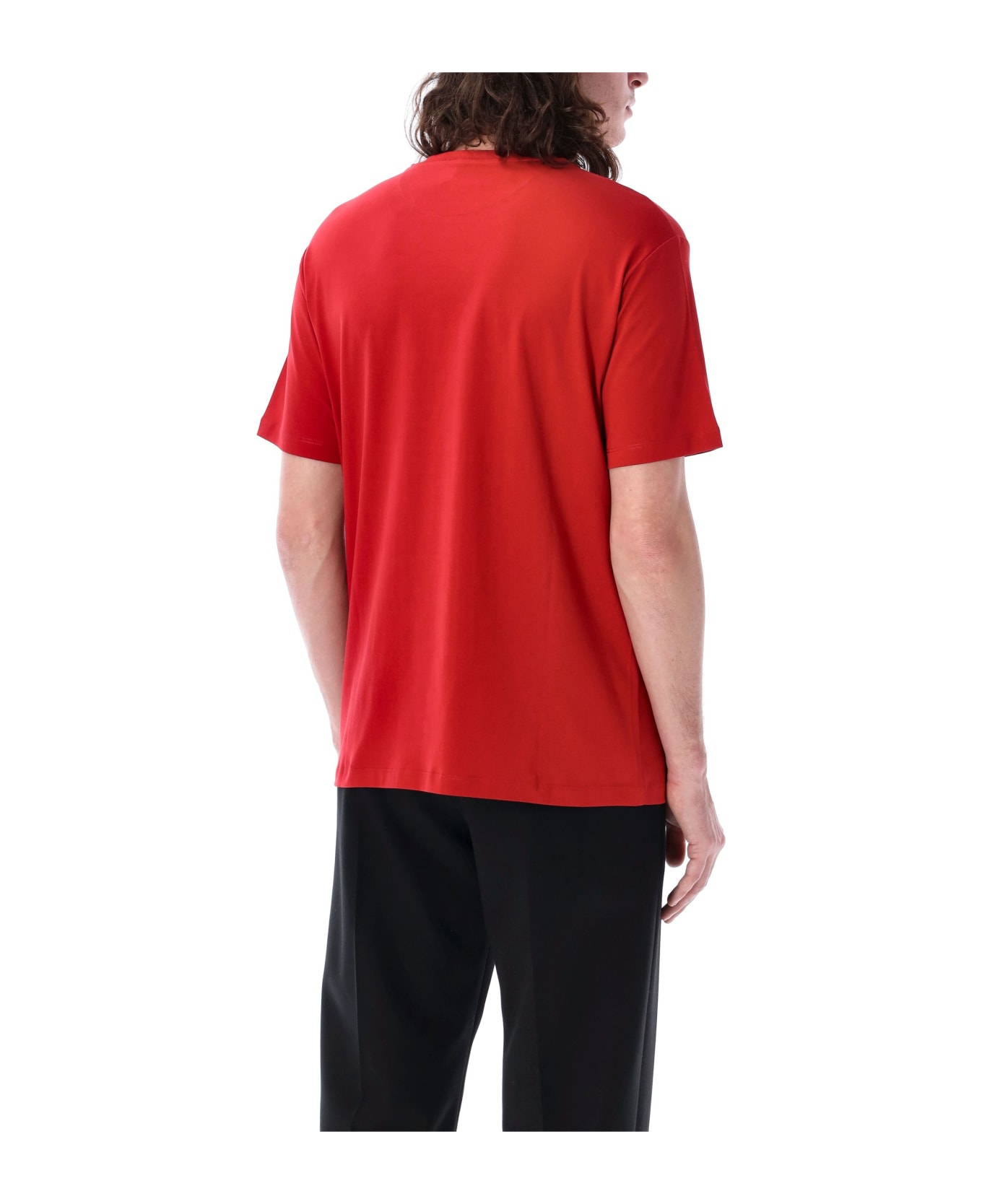 Bally Logo T-shirt - RED LAVA