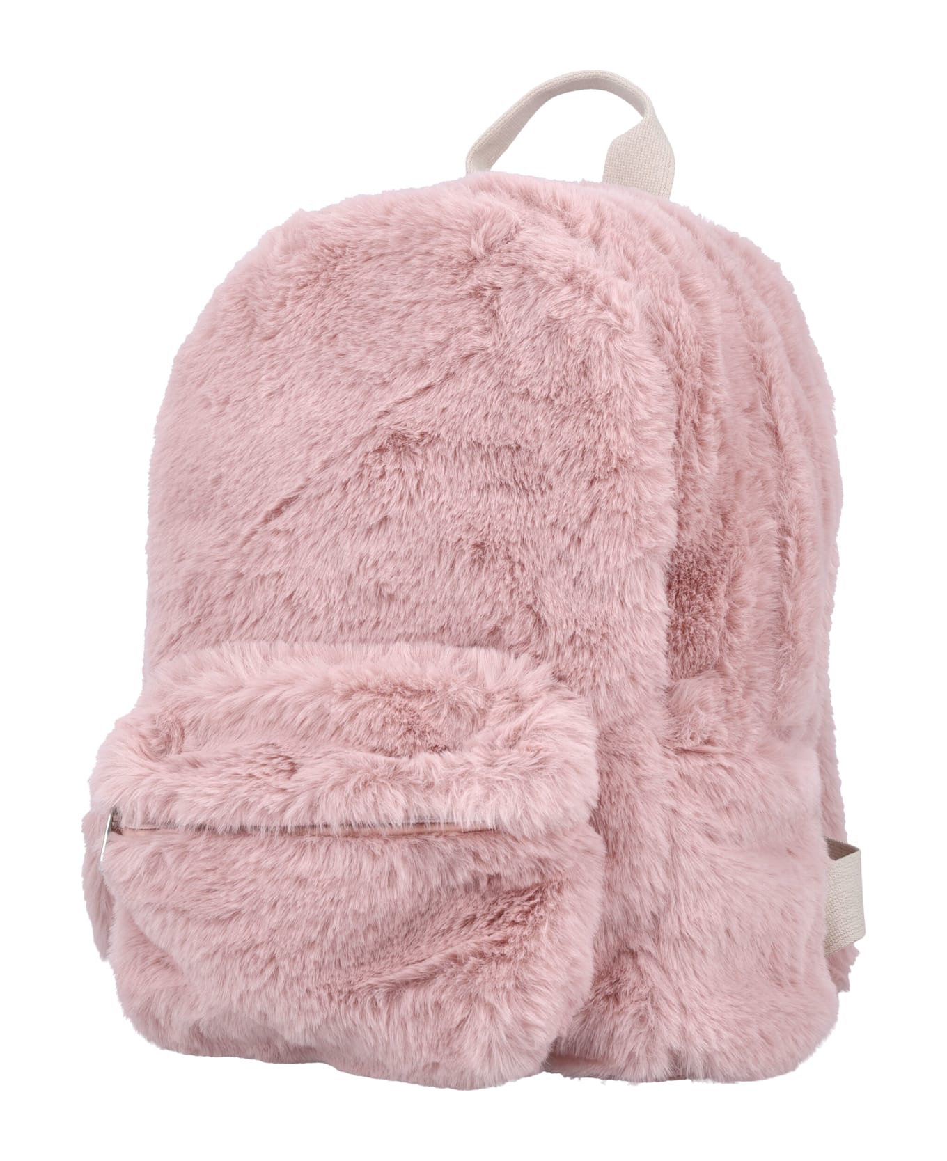 Il Gufo Fur Backpack - ROSE